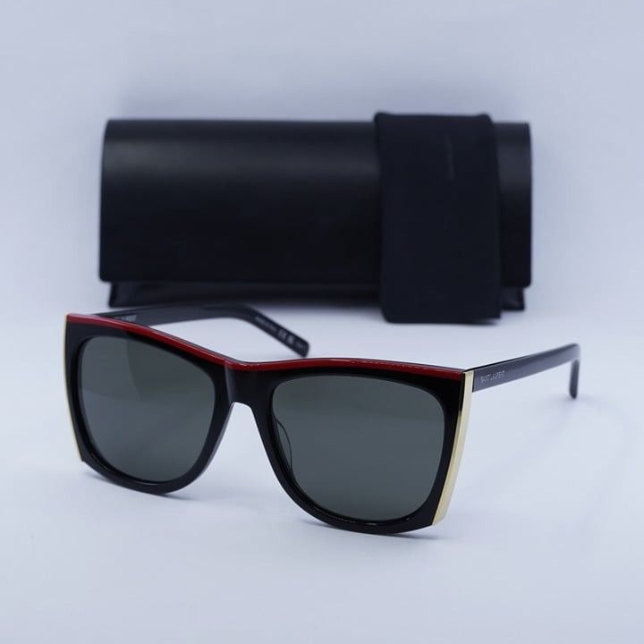 Saint Laurent Paris New Saint Laurent SL539 PALOMA 001 Sunglasses - Black Fram Size ONE SIZE - 12 Thumbnail