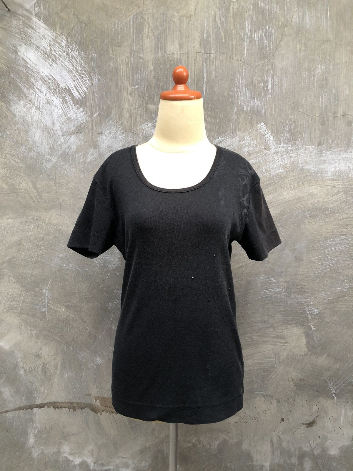 5351 POUR LES HOMMES × Japanese Brand × Le Grande Bleu (L.G.B.) 5351 Pour Les Hommes Fading Tshirt Size S / US 4 / IT 40 - 1 Thumbnail