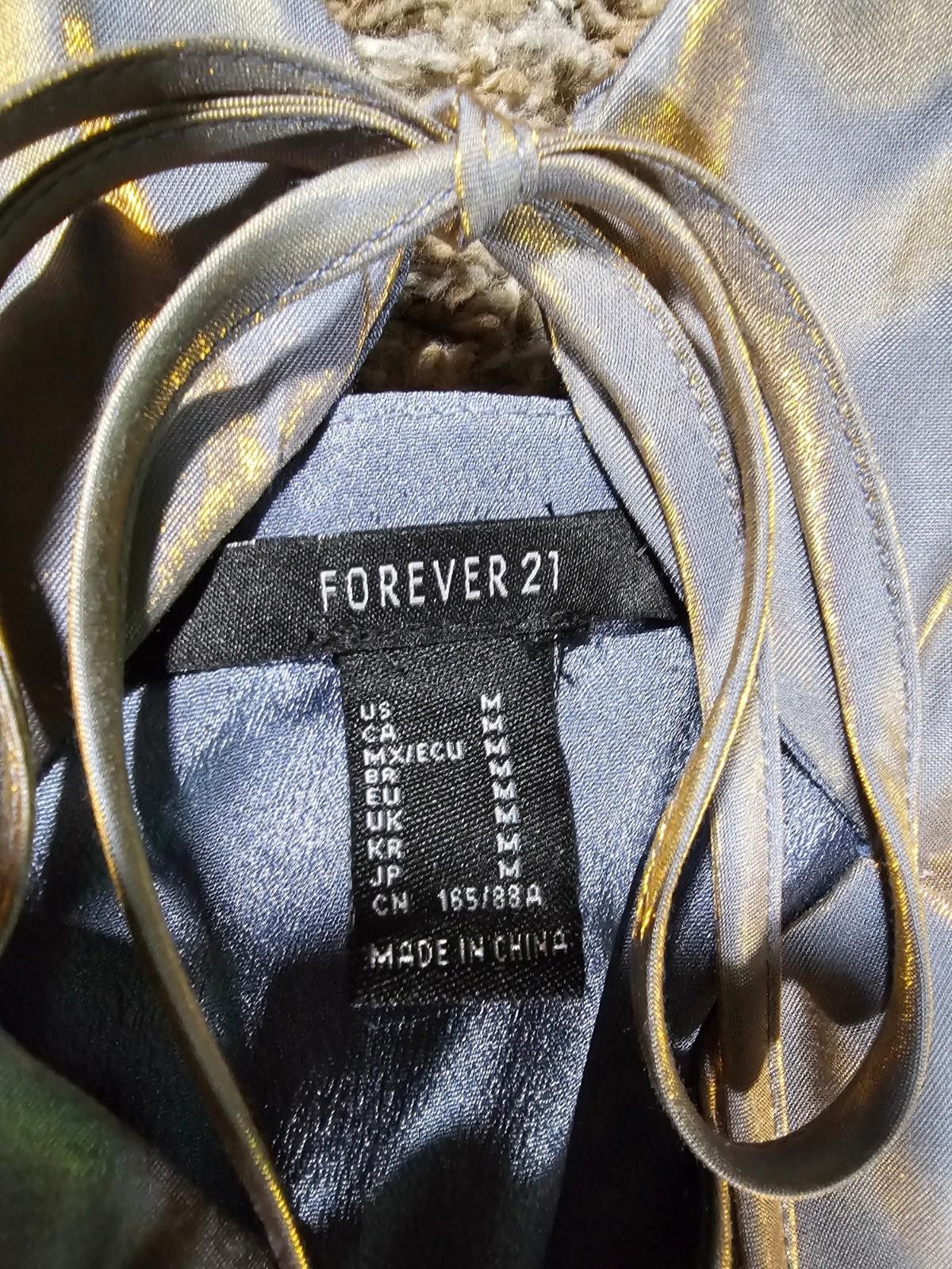 Forever 21 Forever 21 Long Jumpsuit Dusty Blue Medium NWT Size 32" / US 10 / IT 46 - 3 Thumbnail