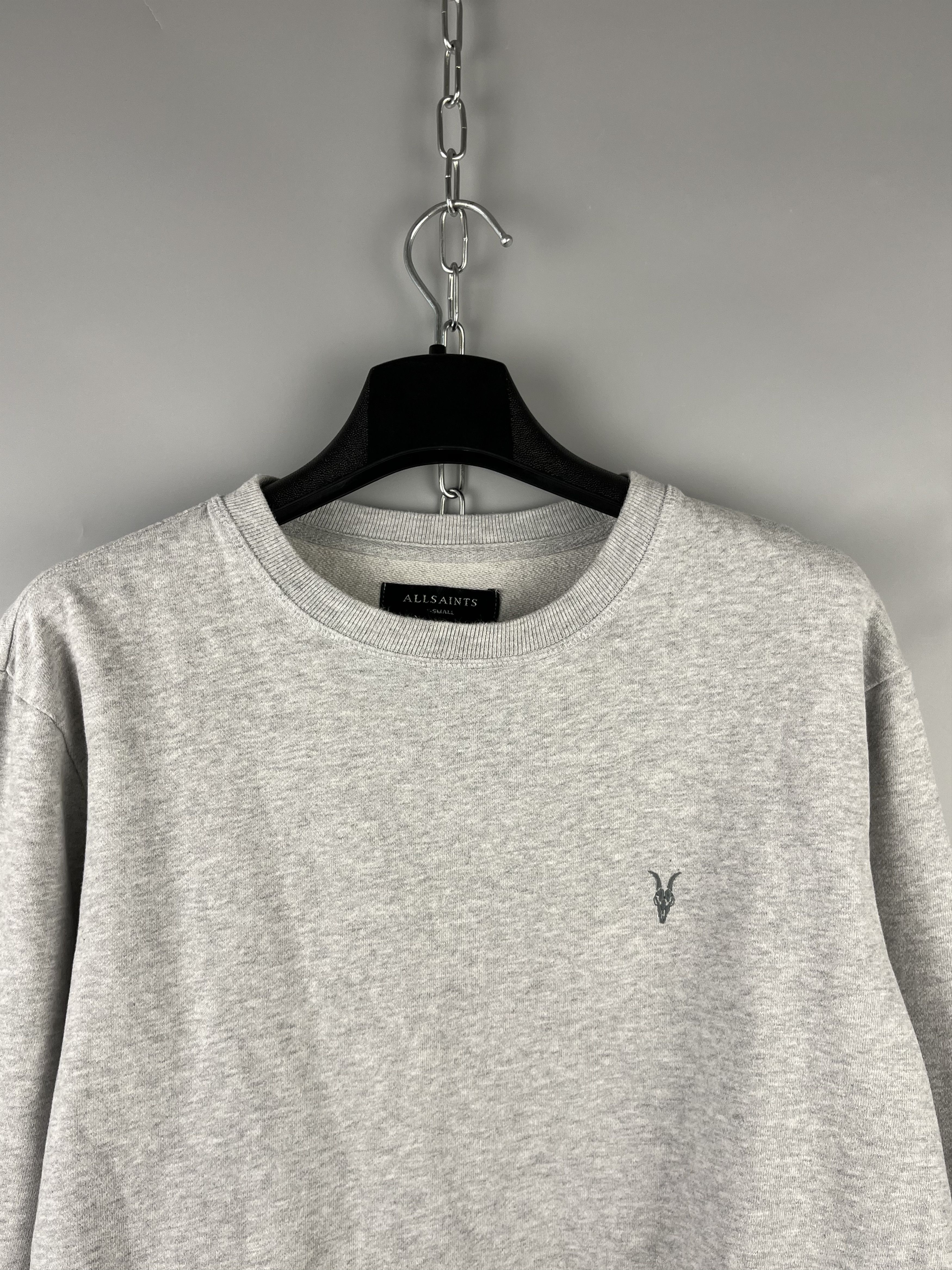 Allsaints Allsaints Mens Cotton Crew Neck Sweatshirt Jumper Size US S / EU 44-46 / 1 - 3 Thumbnail