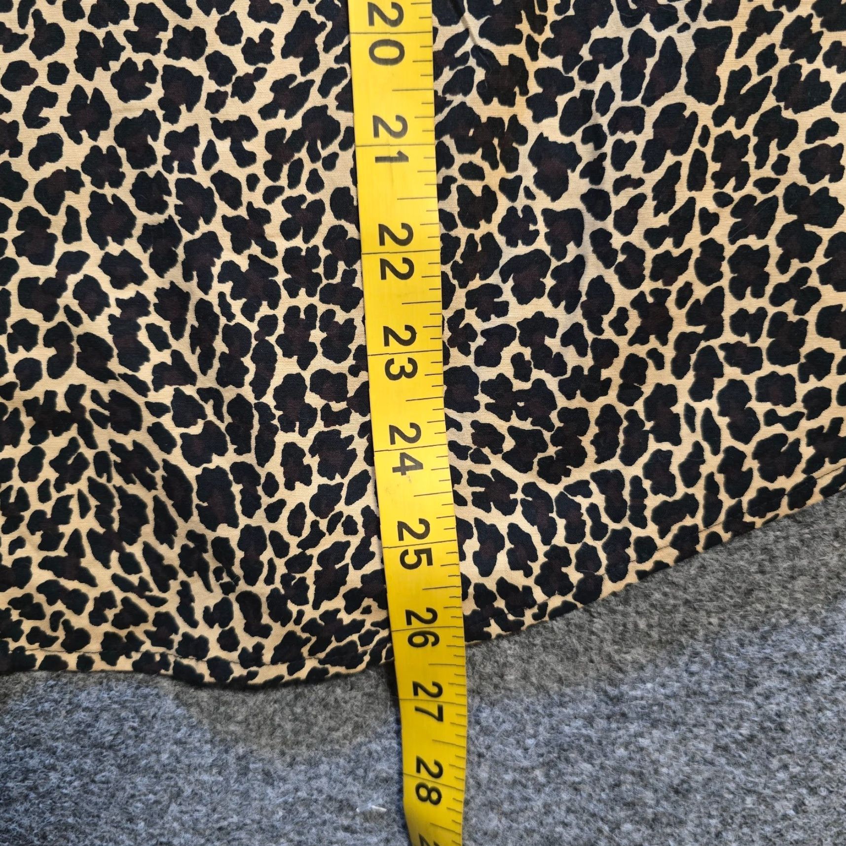 J.Crew J.CREW Blouse Women 12 Brown Black Leopard Button Up Long Sleeve Casual Career Slim Fit Size XL / US 12-14 / IT 48-50 - 6 Thumbnail