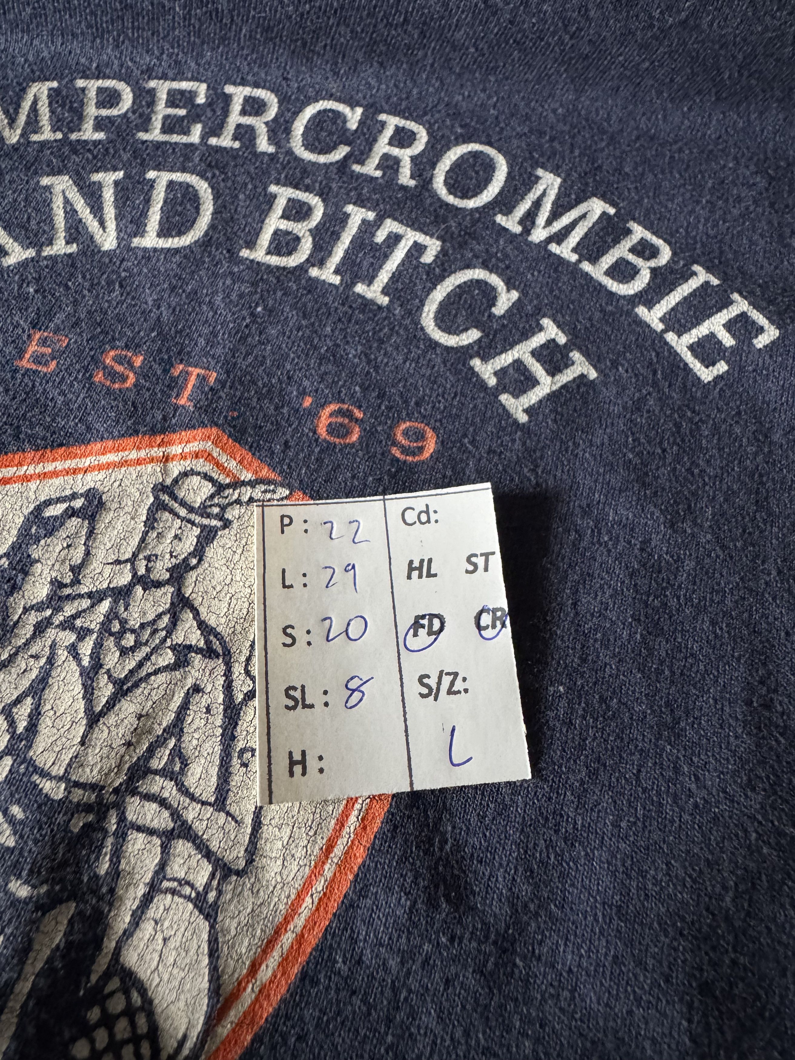 Abercrombie & Fitch VINTAGE 90'S PIMPERCROMBIE AND BITCH PARODY HUMOR FUNNY TEE Size US L / EU 52-54 / 3 - 20 Thumbnail
