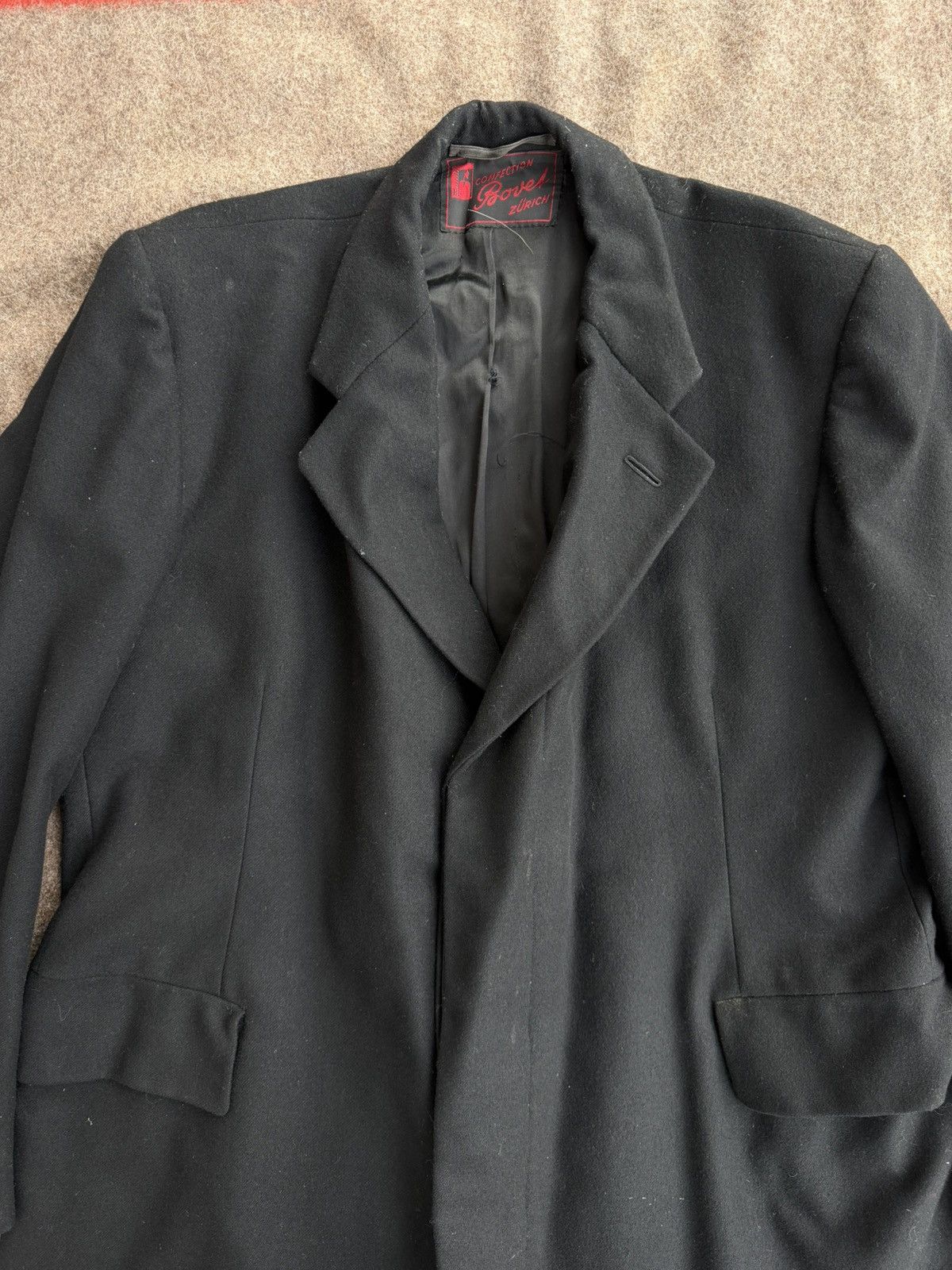 Other Confection Bover Antique 20s-40s Avantgarde Woolen Coat Size US L / EU 52-54 / 3 - 4 Thumbnail