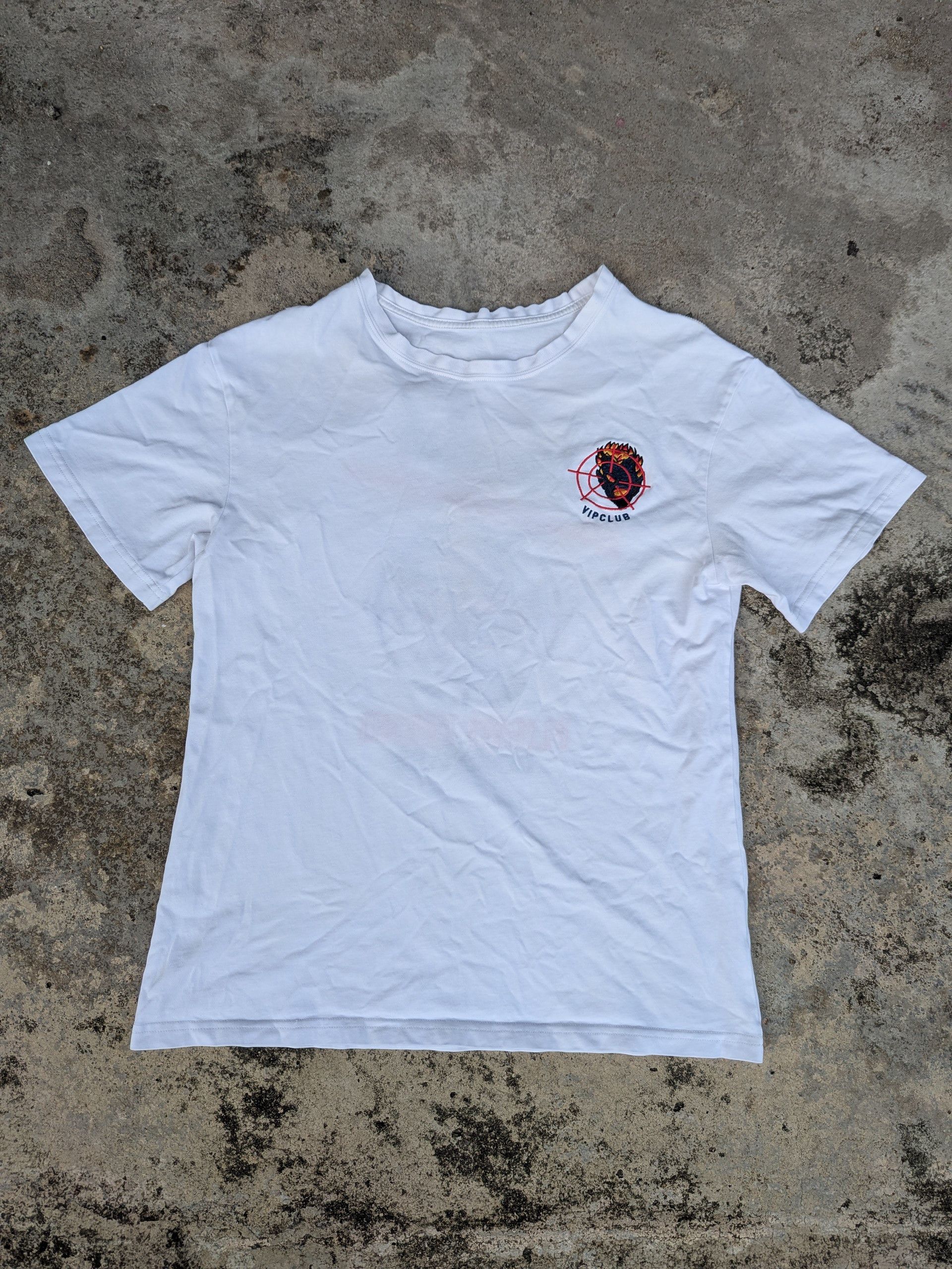 Japanese Brand Vintage Vip Club Bomber Squadron Demon Embroidered T Shirt Size US S / EU 44-46 / 1 - 8 Thumbnail