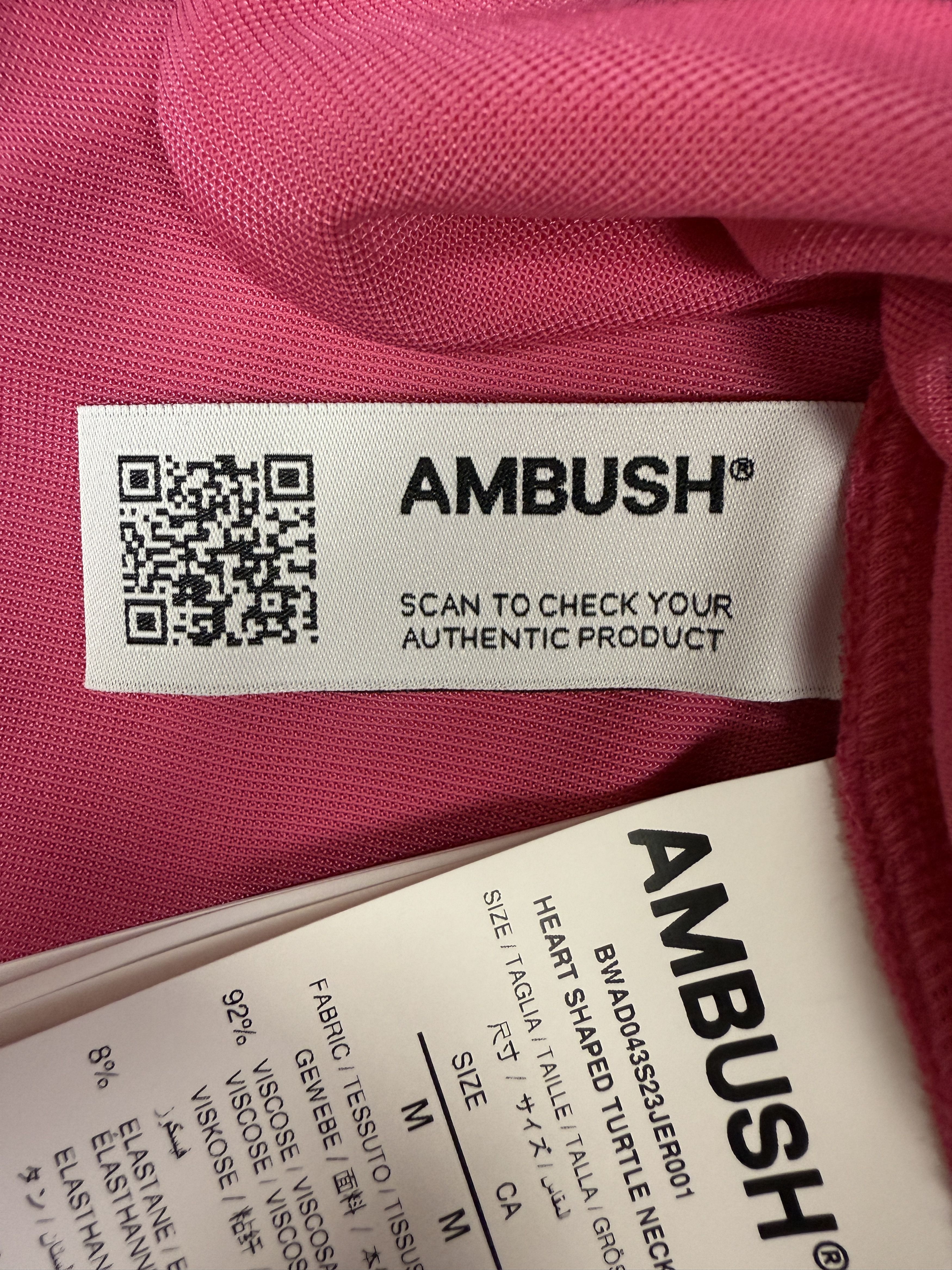 Ambush Design Ambush Pink Heart Shaped Turtle Neck Size M / US 6-8 / IT 42-44 - 8 Thumbnail