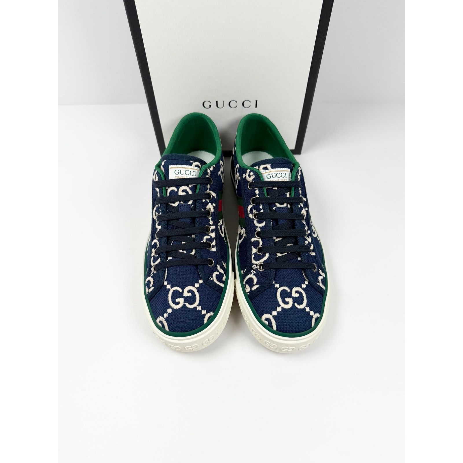 Gucci Size 7.5US - Gucci 1977 Blue Low Top NEW Size US 7.5 / EU 40-41 - 3 Thumbnail