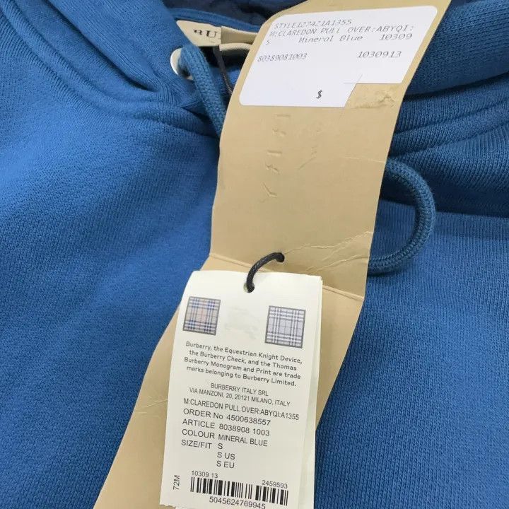 Burberry Burberry Burberry SS22 Logo Print Hoodie for Men-2507 Size US S / EU 44-46 / 1 - 7 Thumbnail