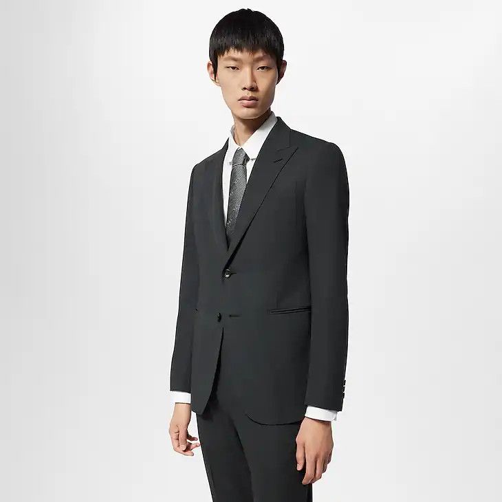 Louis Vuitton Single-Breasted Wool Pont Neuf Jacket Size 52L - 2 Thumbnail