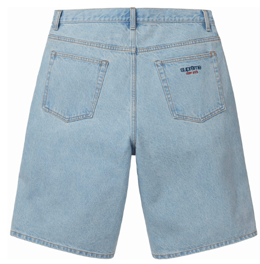 Supreme Supreme Baggy Denim Short Washed Indigo SS24 Size 32 | Grailed