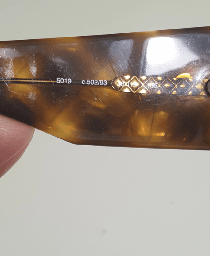Chanel CHANEL SUNGLASSES 5019 LOGO Wrap Metal Vintage Iconic 4017 Size ONE SIZE - 4 Thumbnail