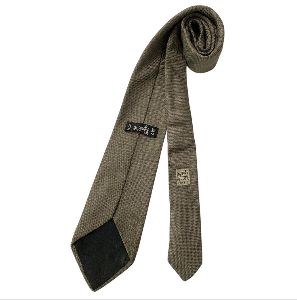 Burberry × Hermes Combo 3pc Hermes & Burberry Vintage Men’s Tie Size ONE SIZE - 3 Thumbnail