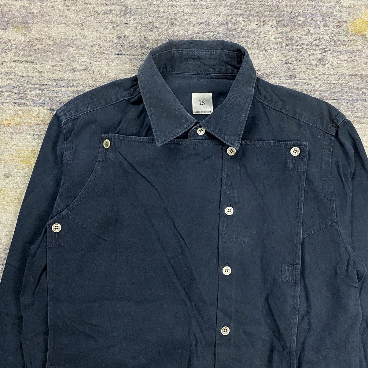 Issey Miyake I.S sunao kuwahara multi button shirt Size US S / EU 44-46 / 1 - 5 Thumbnail