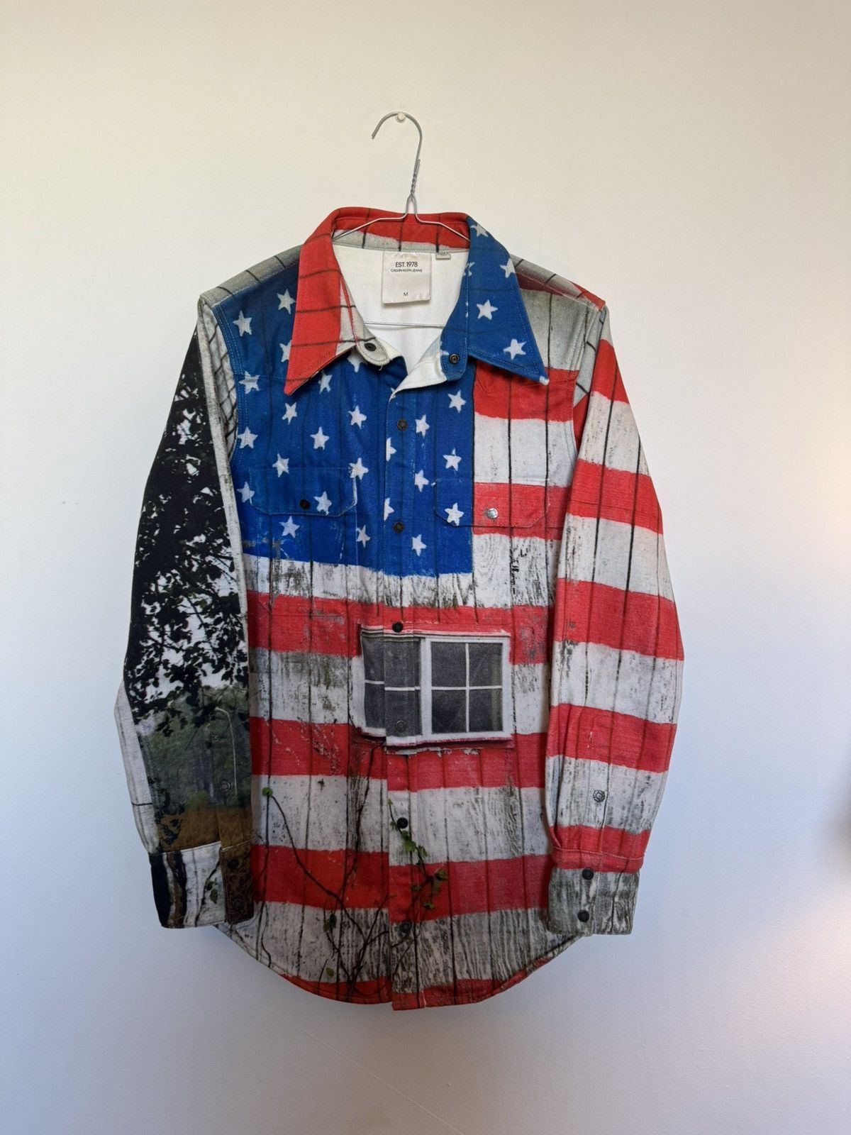 Raf Simons Raf Simons x CK EST. 1978 Americana Landscape Denim Jacket Size US M / EU 48-50 / 2 - 1 Thumbnail