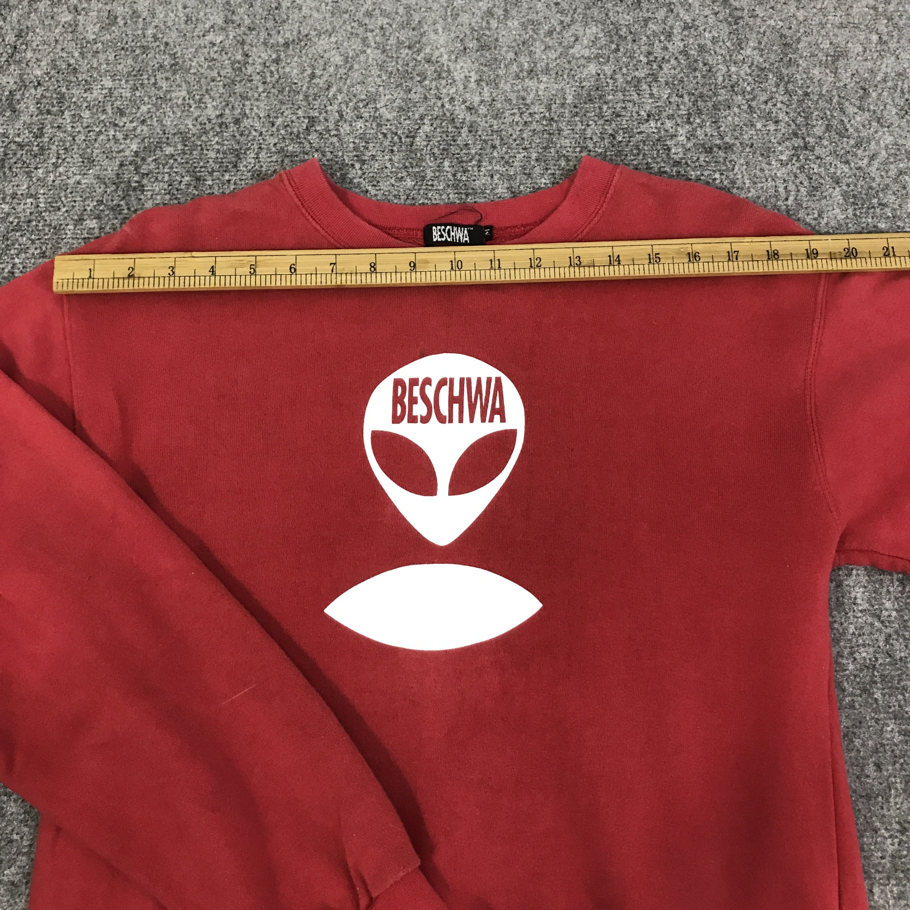 Japanese Brand beschwa alien style sweatshirt K101B1 Size US M / EU 48-50 / 2 - 6 Thumbnail