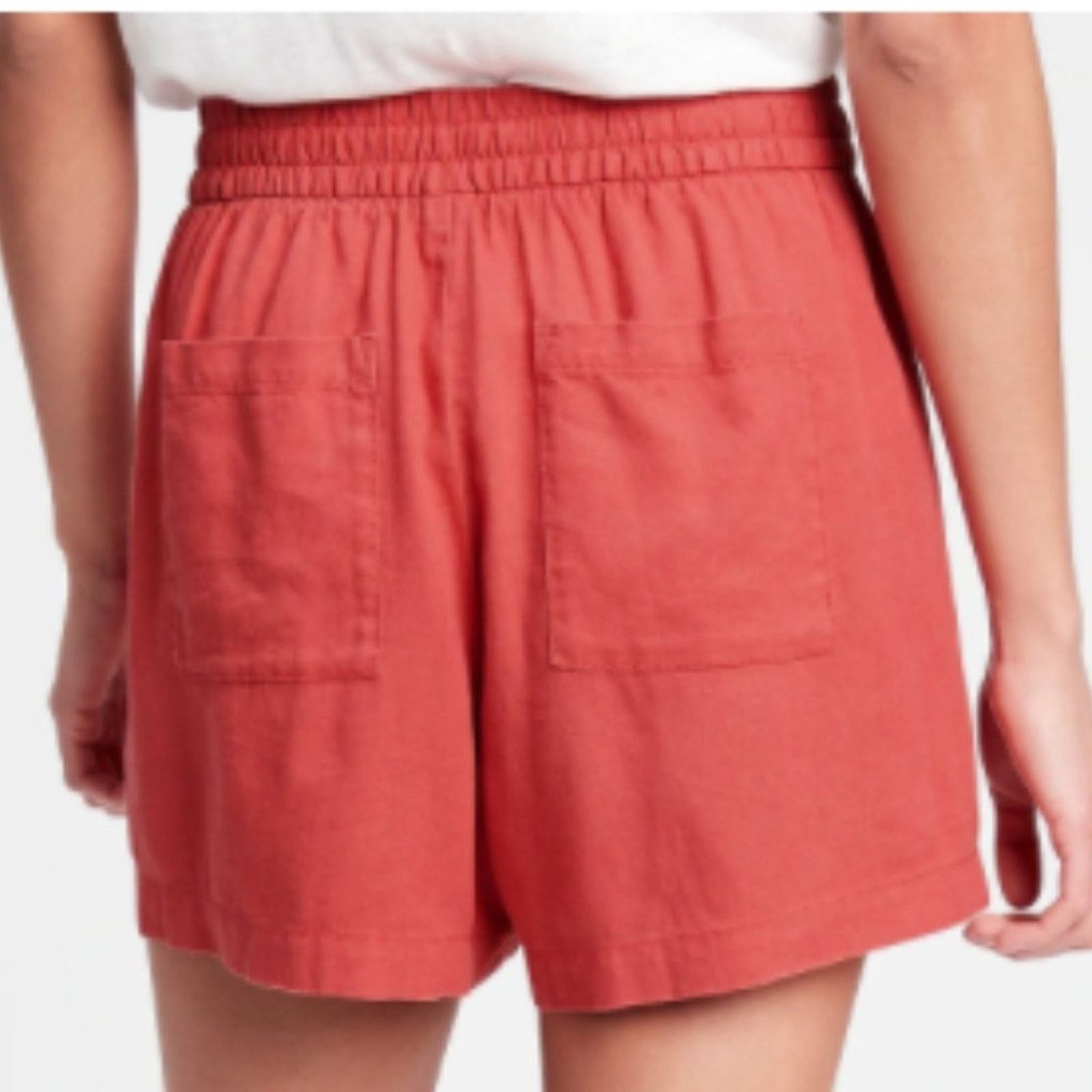 Gap GAP Factory Orange Desert Flower Pull-On Utility Shorts Size 32" / US 10 / IT 46 - 4 Thumbnail