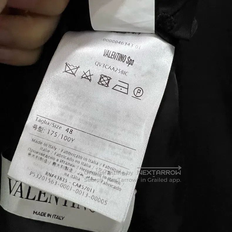 Valentino Valentino Dark blue dragonfly embroidered coat Size US L / EU 52-54 / 3 - 3 Thumbnail