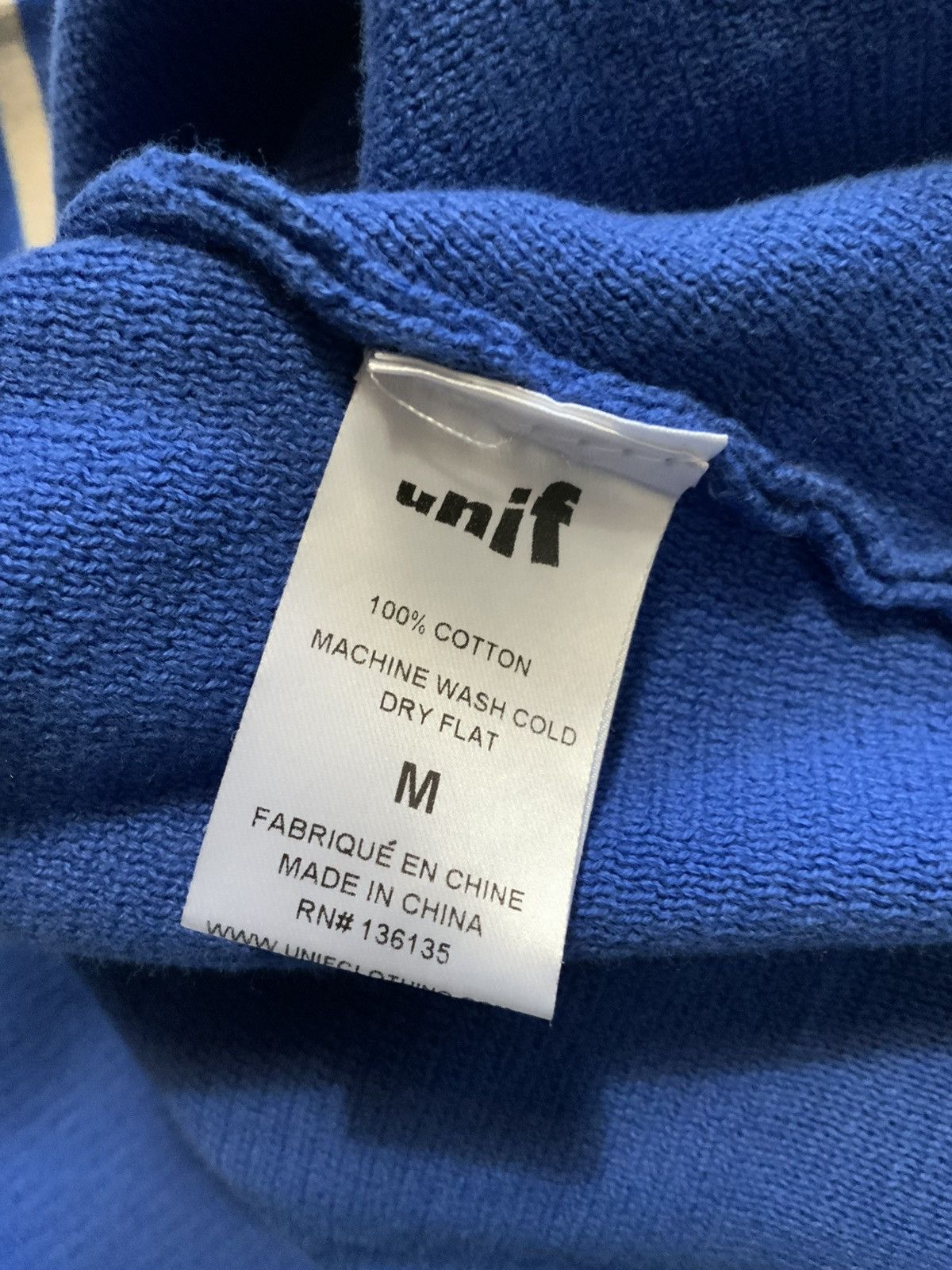 UNIF NWOT UNIF Everyday Bliss Fitz Knit Rugby Pullover Sweater Size US M / EU 48-50 / 2 - 8 Thumbnail