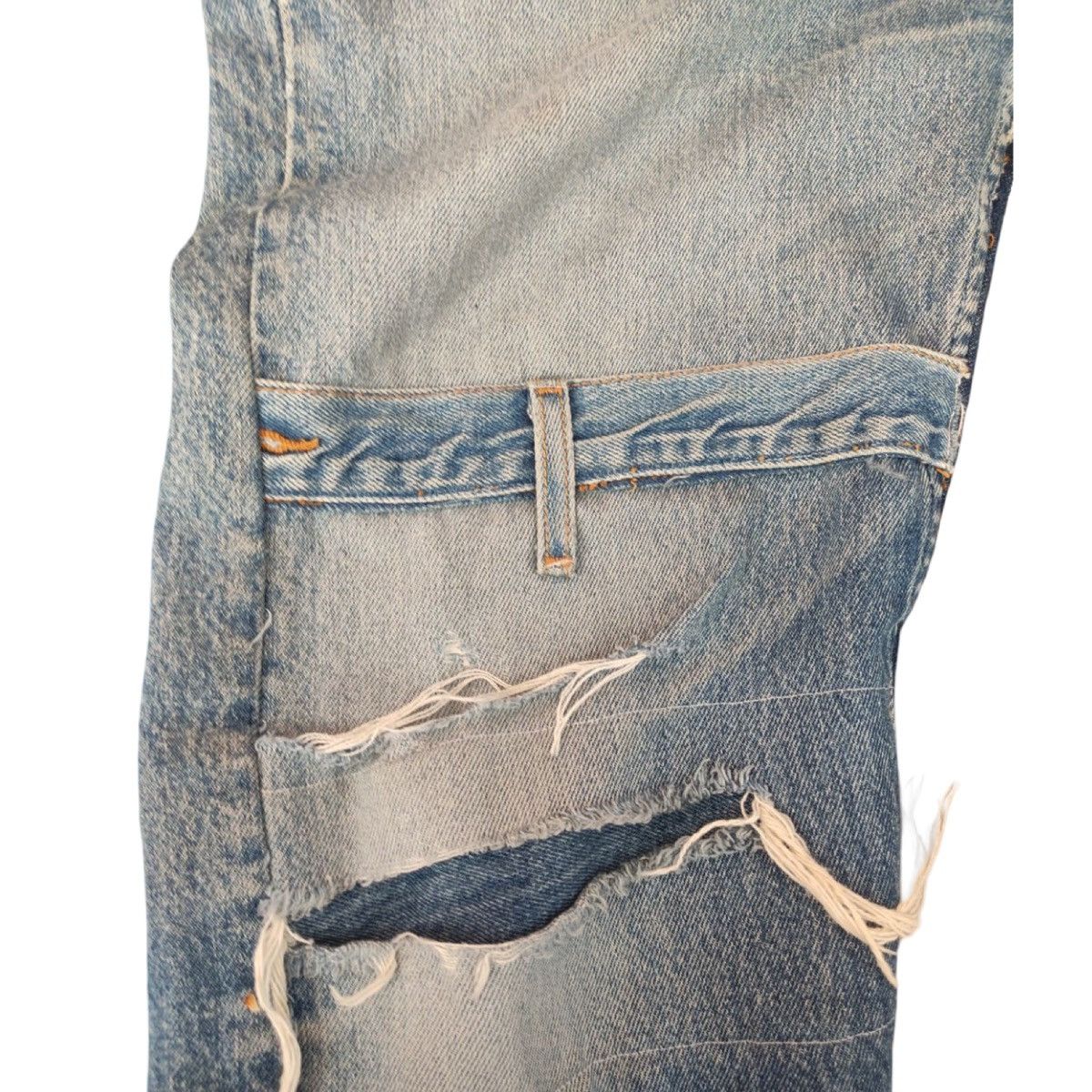 Japanese Brand custom 90s distressed Levi's 501 Size US 34 / EU 50 - 4 Thumbnail
