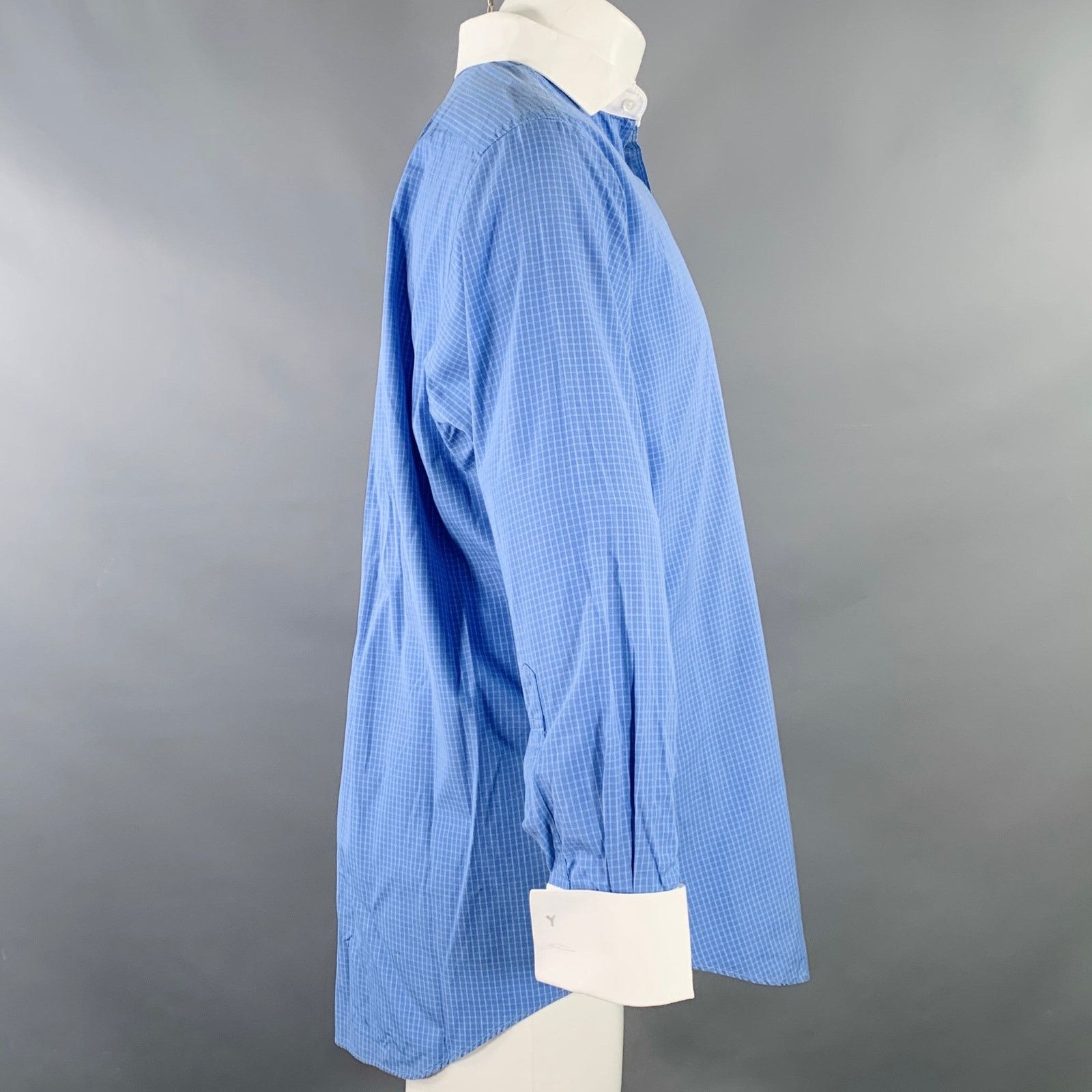 Polo Ralph Lauren POLO by RALPH LAUREN Blue White Grid Cotton One Pocket Size US M / EU 48-50 / 2 - 3 Thumbnail