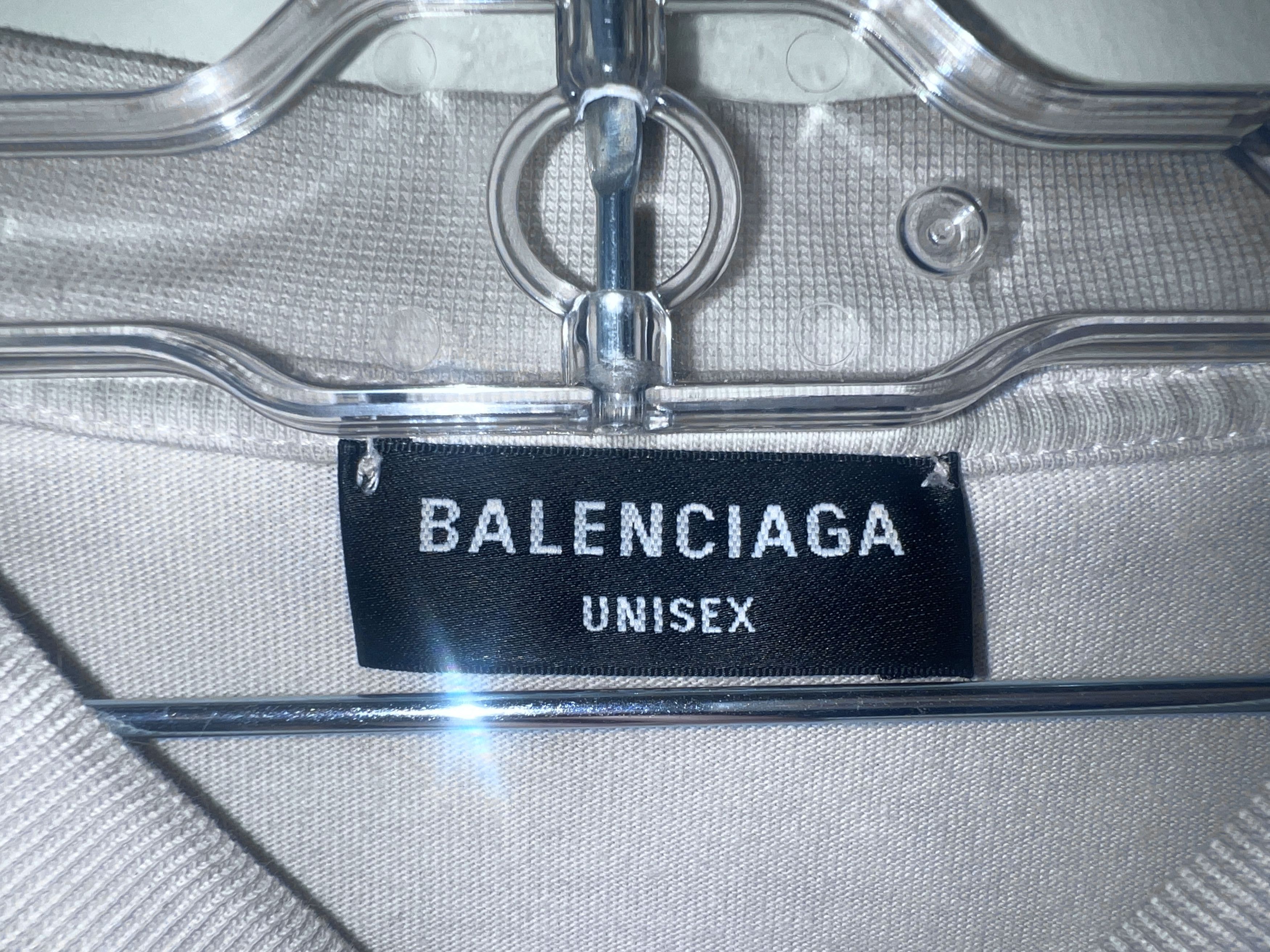Balenciaga Balenciaga Metal Double Sleeves Logo T-shirt Size US M / EU 48-50 / 2 - 5 Thumbnail