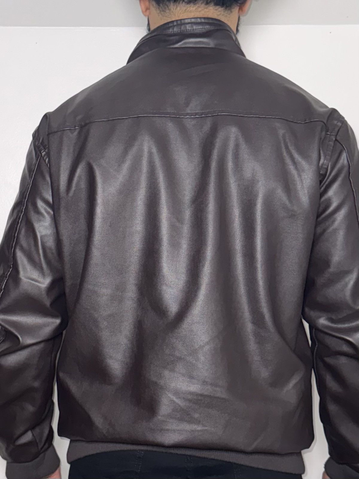 Other Brown Leather Jacket with Fur inside Size US M / EU 48-50 / 2 - 4 Thumbnail