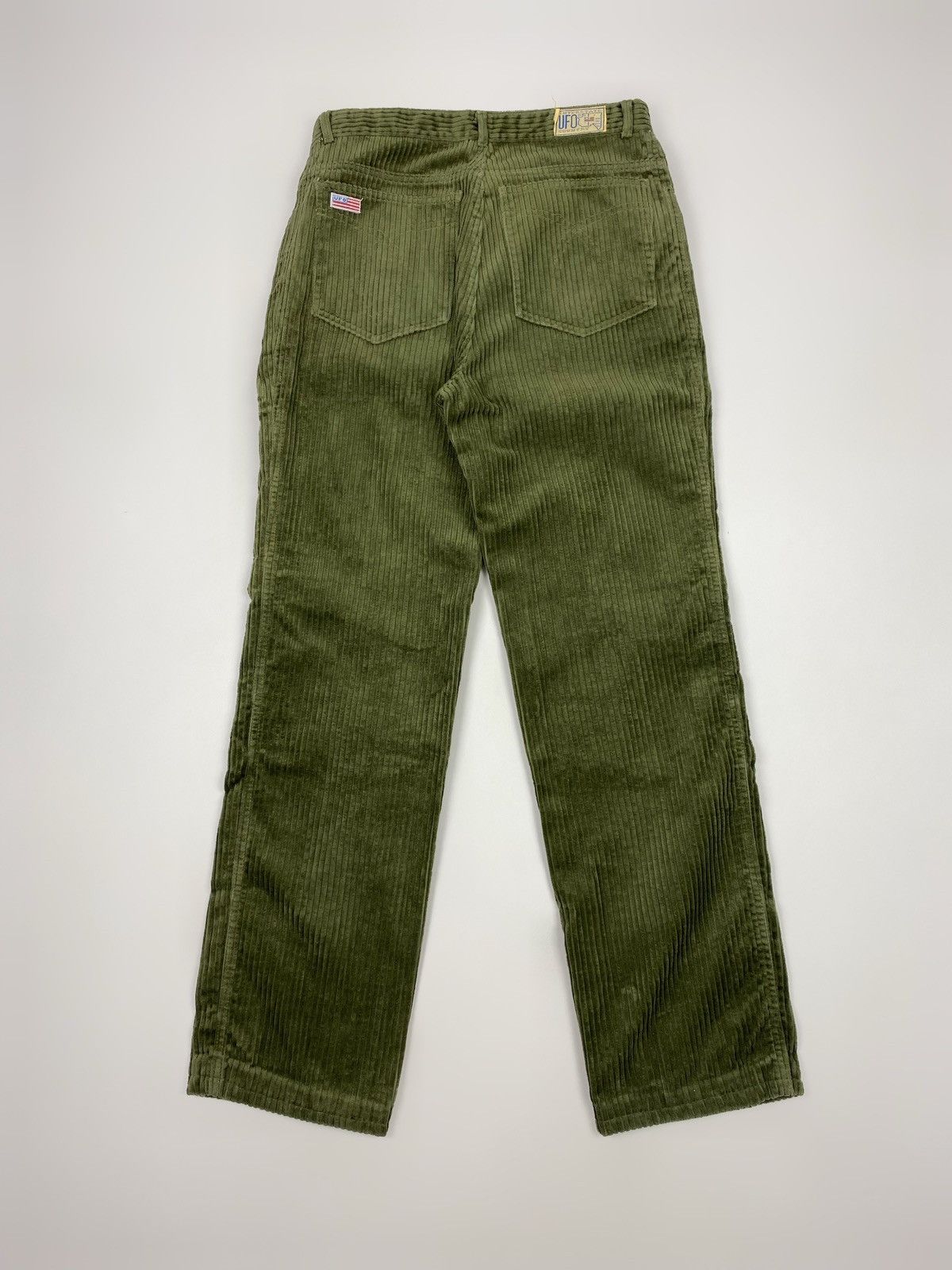 Vintage 1970’s Vintage UFO Green Jumbo Corduroy Pants Size US 33 - 10 Thumbnail