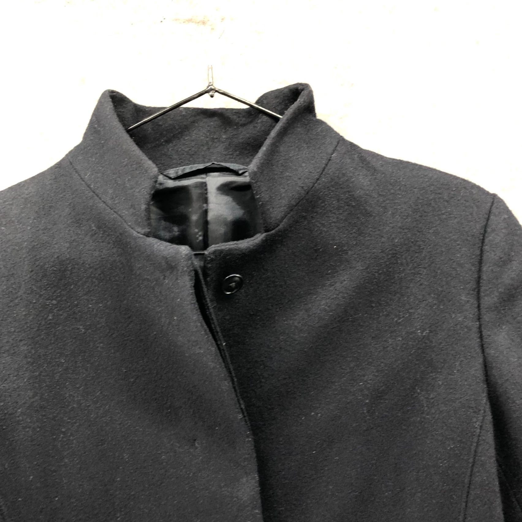 Uniqlo VINTAGE Uniqlo Wool Blazer Jacket Womens S Black Short Coat Minimalist Formal Size 28" / US 6 / IT 42 - 6 Thumbnail