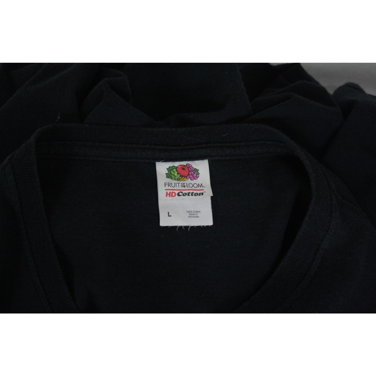Fruit Of The Loom Vintage Y2K Goth Skull T Shirt Mens L Black Faded Grunge Size US L / EU 52-54 / 3 - 4 Thumbnail