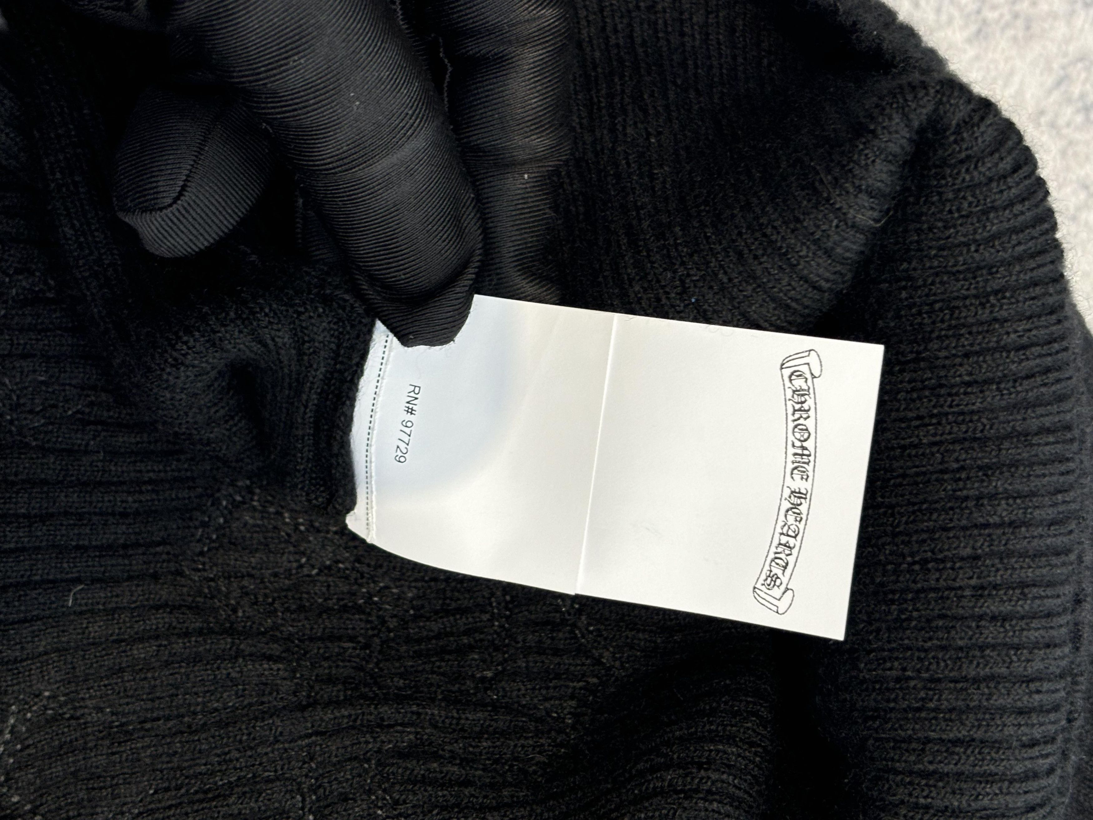 Chrome Hearts CHROME HEARTS Cashmere Lib Sknit Slim Top BLACK Size M / US 6-8 / IT 42-44 - 7 Thumbnail
