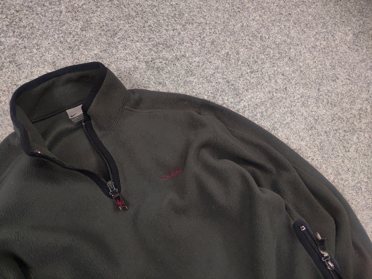 Nike Vintage Nike ninja Spell Out Logo 1/4 Zip Fleece Pullover Size US S / EU 44-46 / 1 - 4 Thumbnail