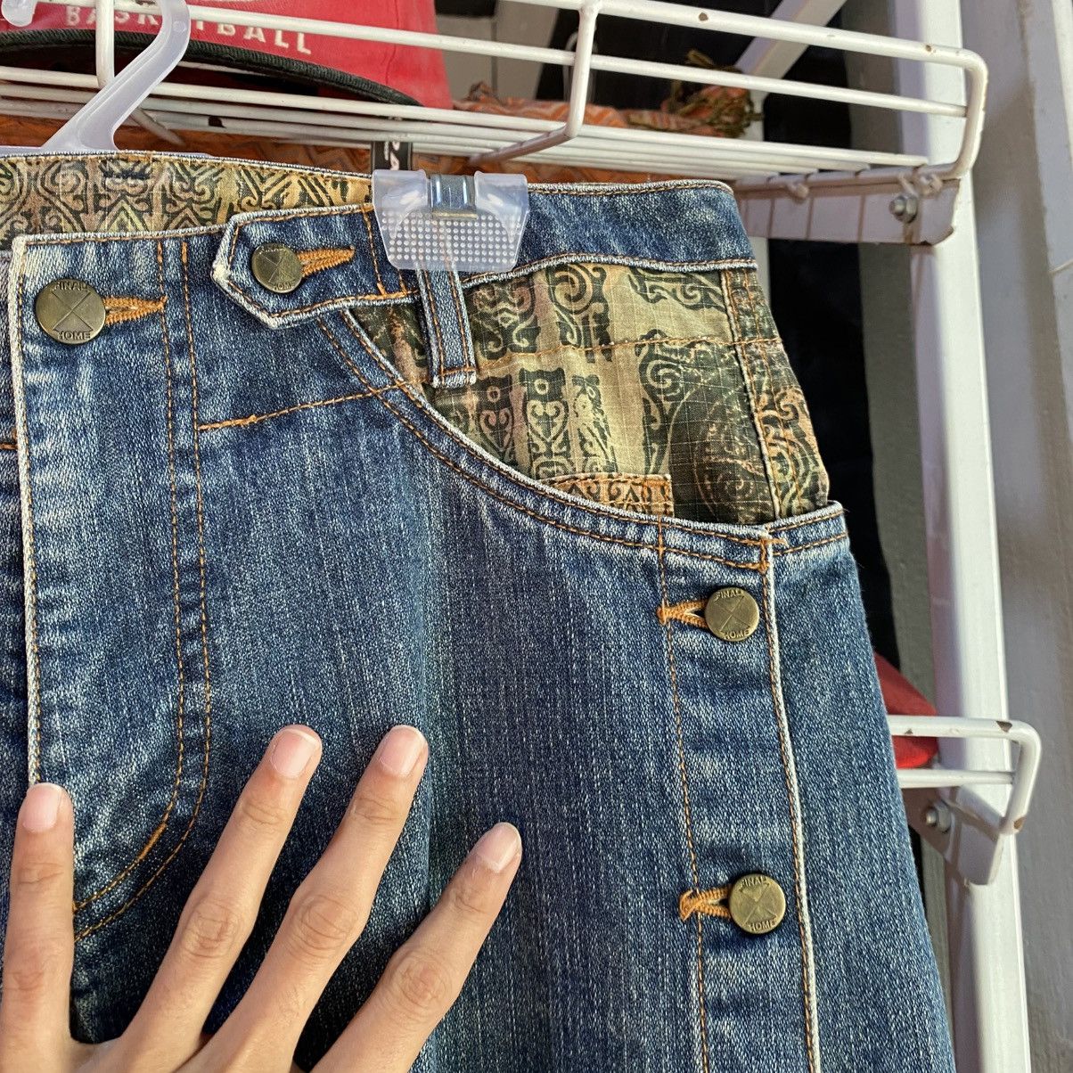 Final Home Final Home Side Button Patchwork Jeans — Rare Japanese Denim Size US 30 / EU 46 - 9 Thumbnail