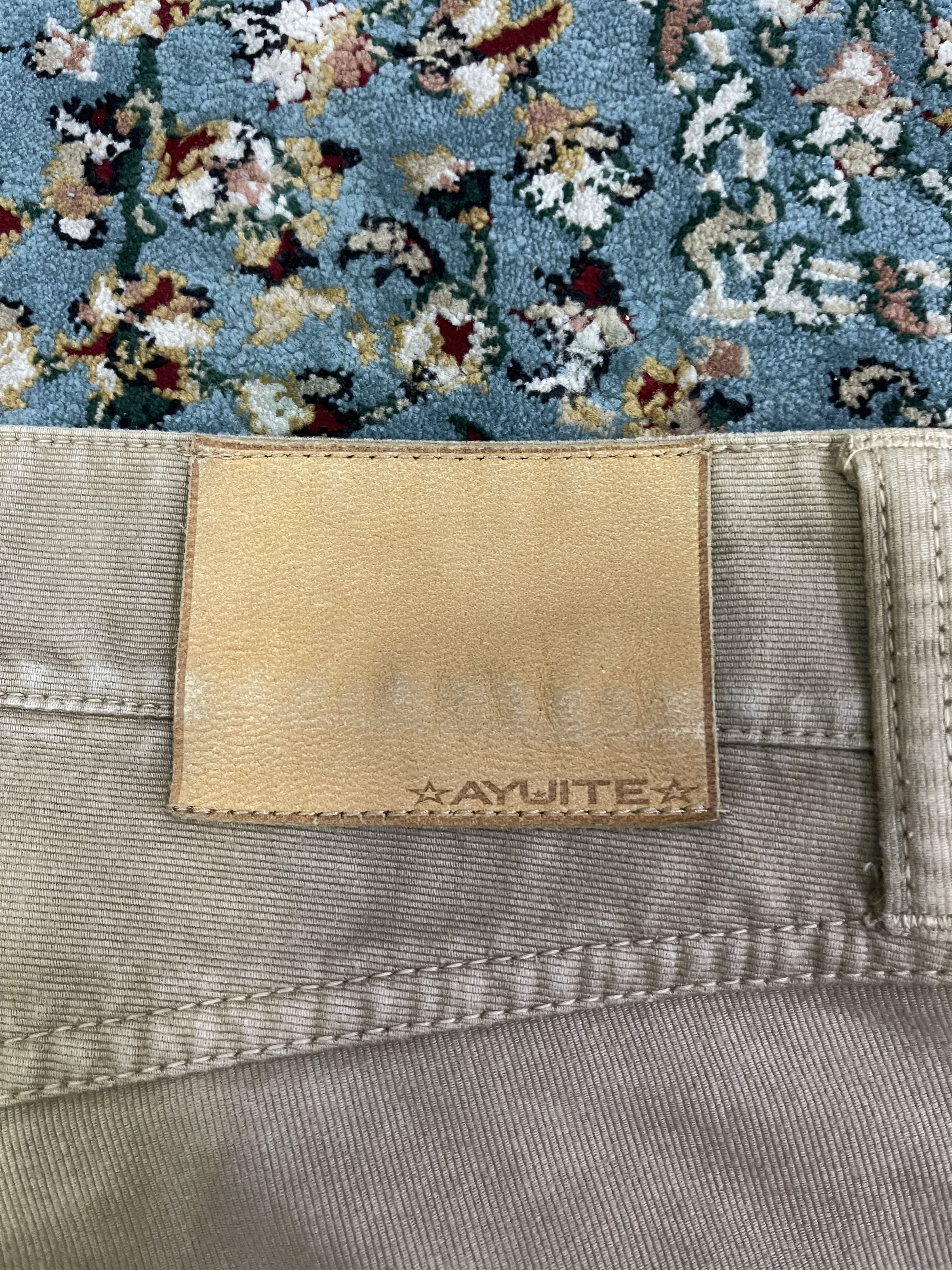 If Six Was Nine AYUITE Flared Leather Pocket Bushpants Beige Travis Scott Size US 32 / EU 48 - 4 Thumbnail