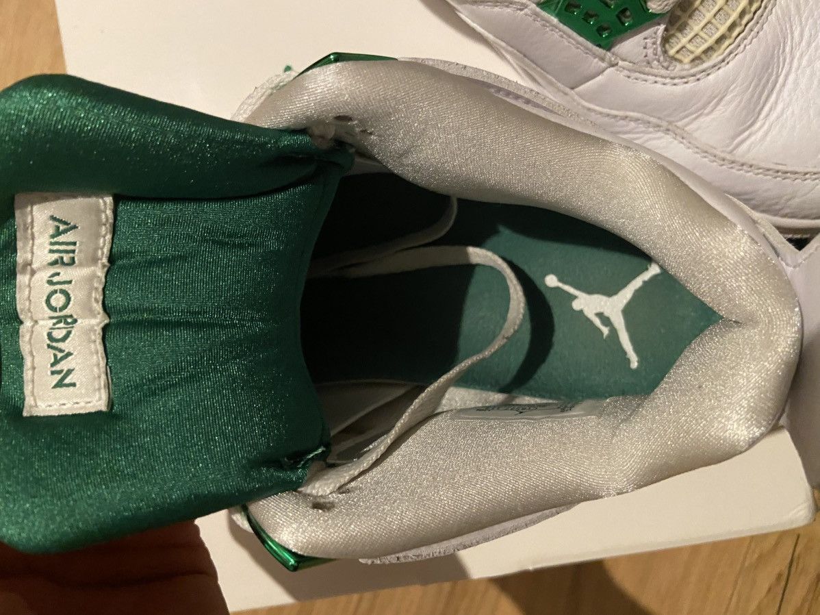 Jordan Brand Jordan 4 Metallic Green 9.5 Size US 9.5 / EU 42-43 - 8 Thumbnail