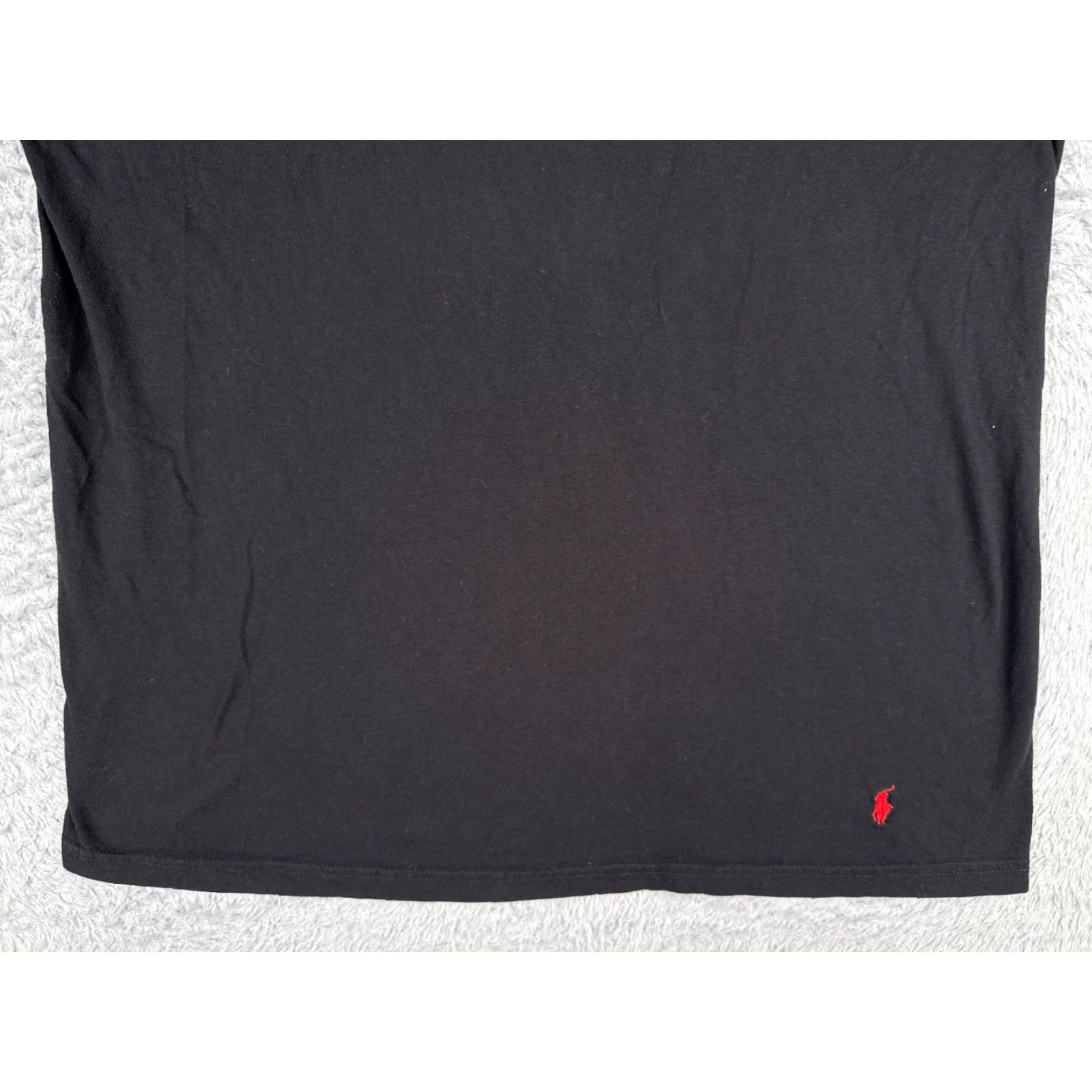 Ralph Lauren Ralph Lauren Shirt Adult Large Black Short Sleeve Crew Neck Cotton Jersey Embroidered Logo Classic Designer Sports Mens Size US L / EU 52-54 / 3 - 5 Thumbnail