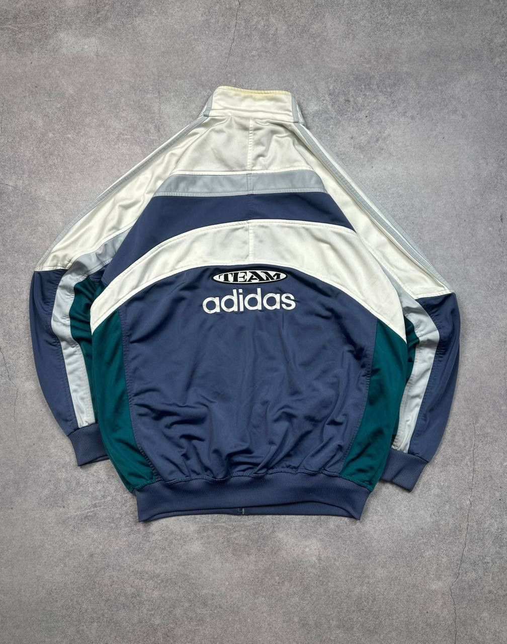 Adidas Vintage Adidas Track Jacket, Size XL – Retro 90s Sportswear Size US XL / EU 56 / 4 - 4 Thumbnail