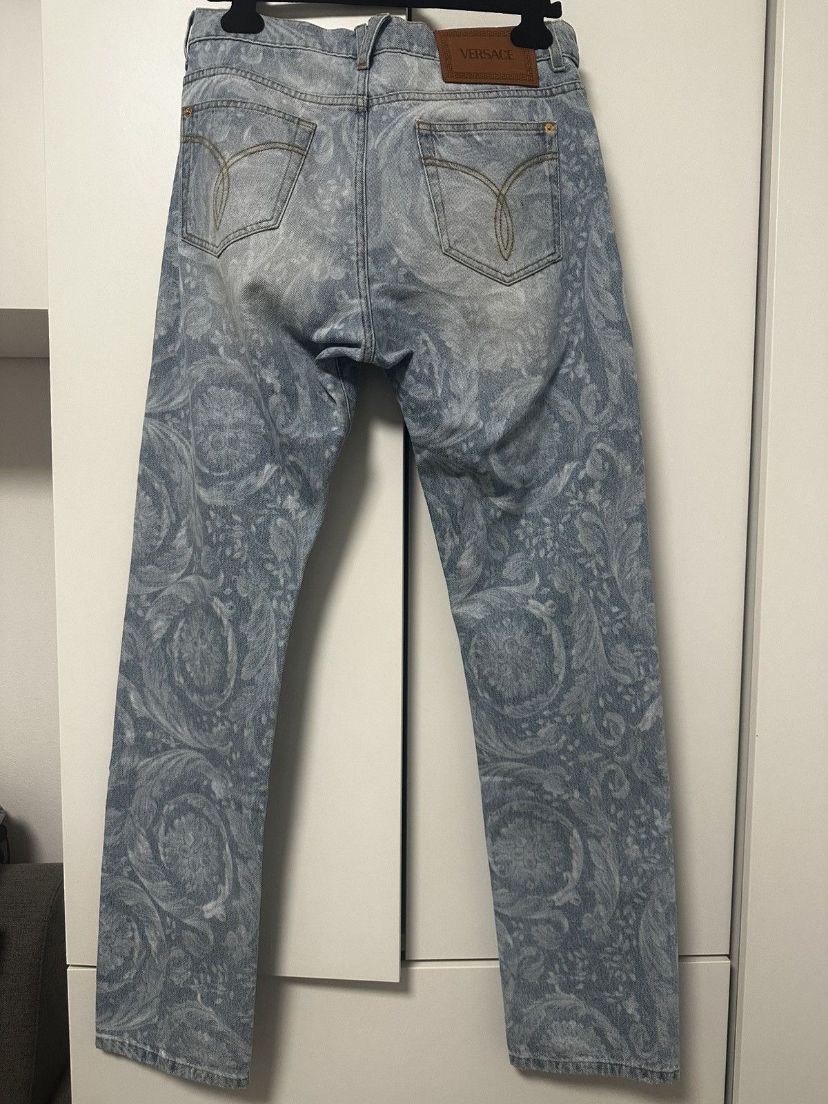 Versace Versace All-Over Denim Size US 31 - 8 Thumbnail