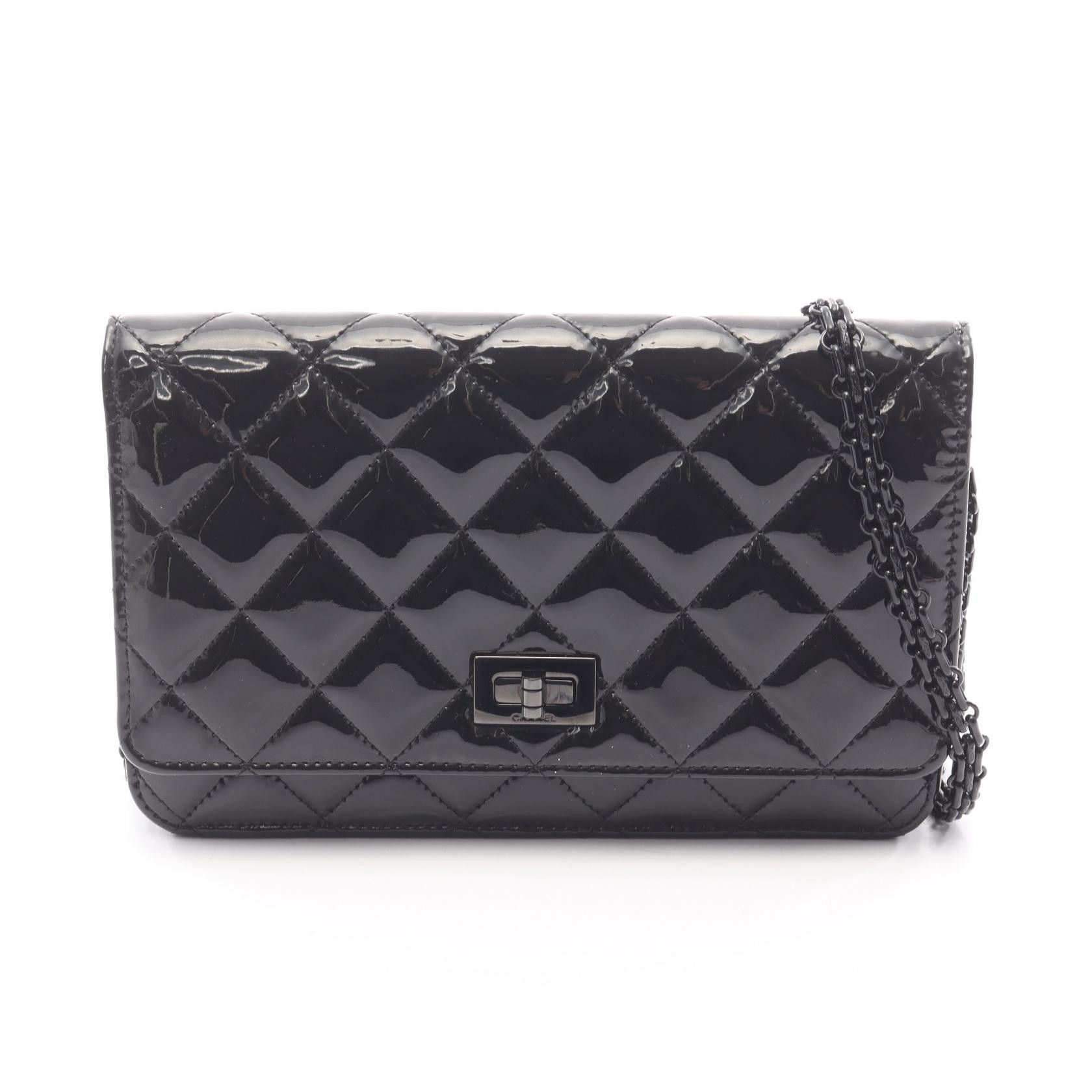 Chanel Chanel Chanel 2.55 Patent Leather Shoulder Bag Leather Shoulder Bag DUTY FREE for USA Size ONE SIZE - 1 Thumbnail