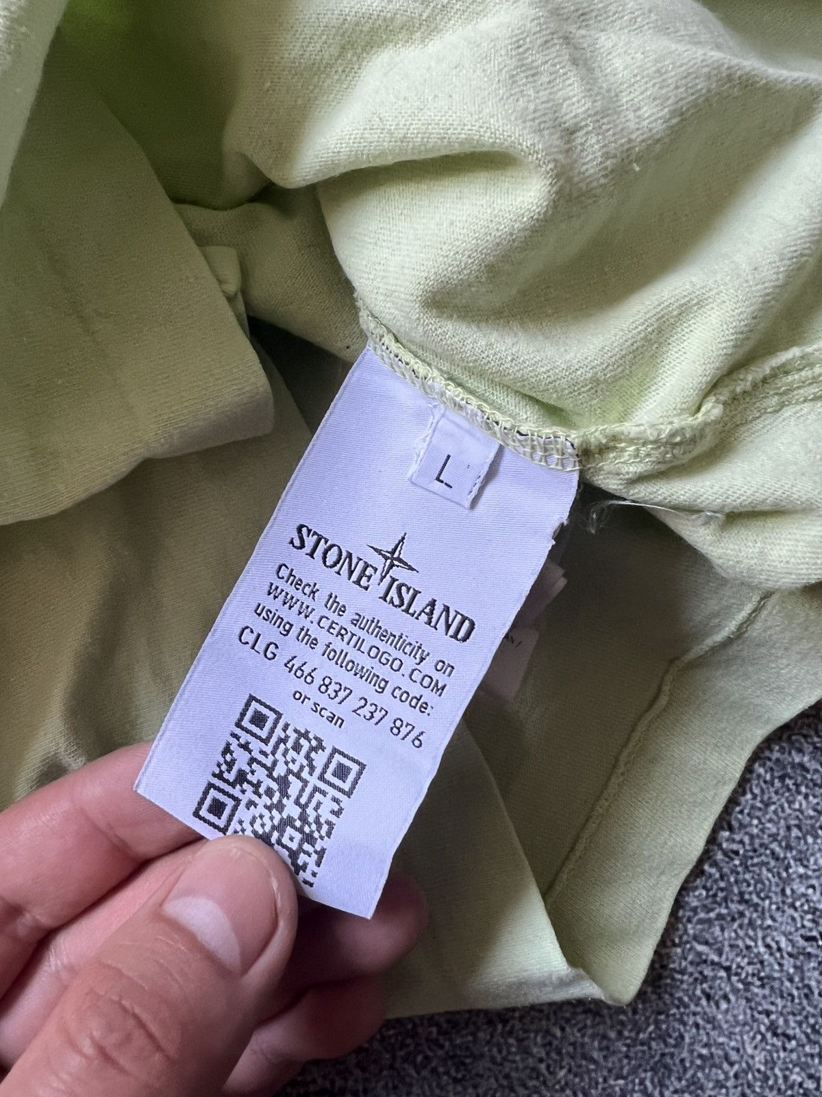 Stone Island Stone Island Green Long Sleeve Size US L / EU 52-54 / 3 - 4 Thumbnail