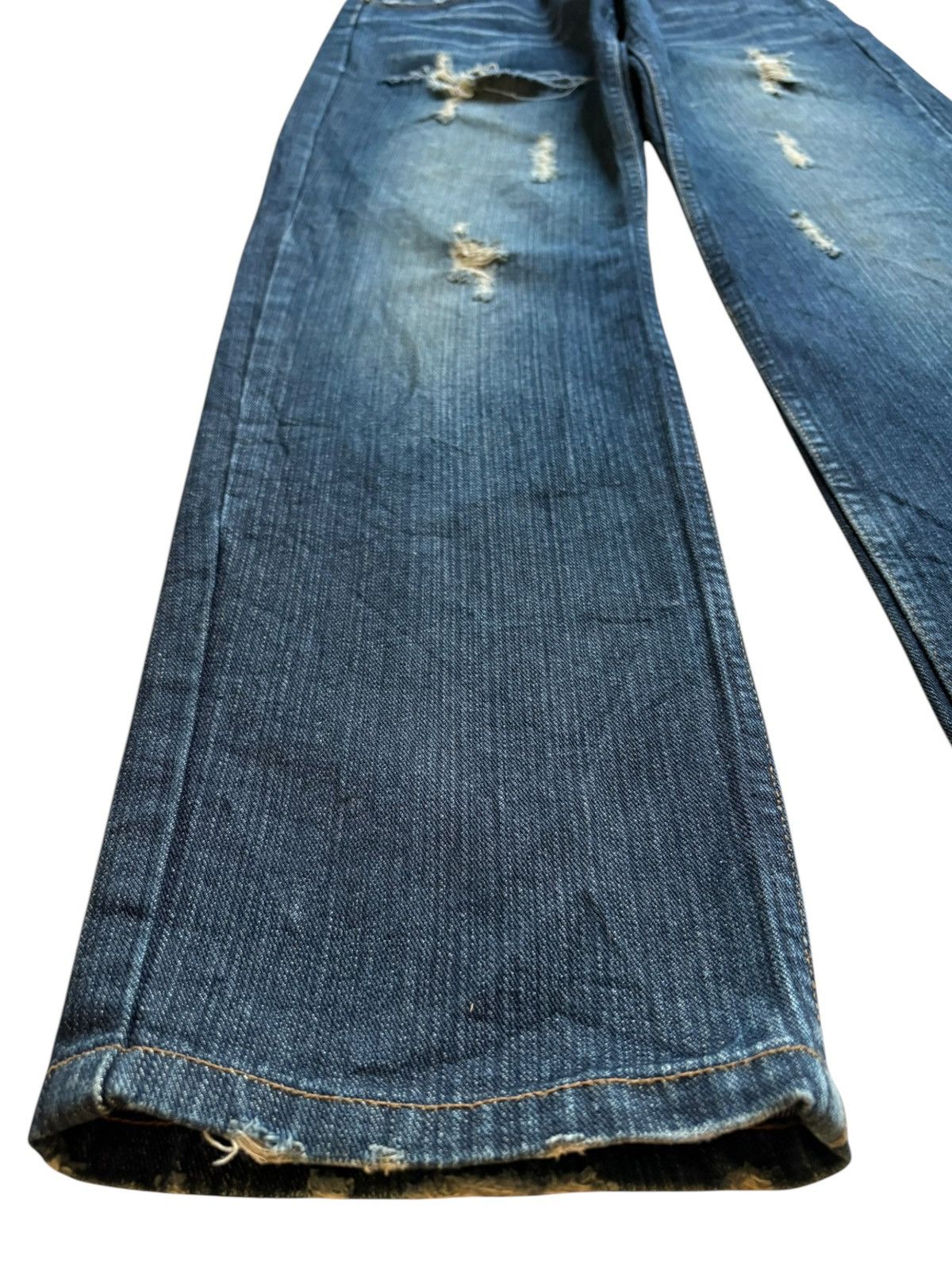Japanese Brand Vintage Japanese Brand Mud Wash Distressed Jeans Size US 30 / EU 46 - 6 Thumbnail