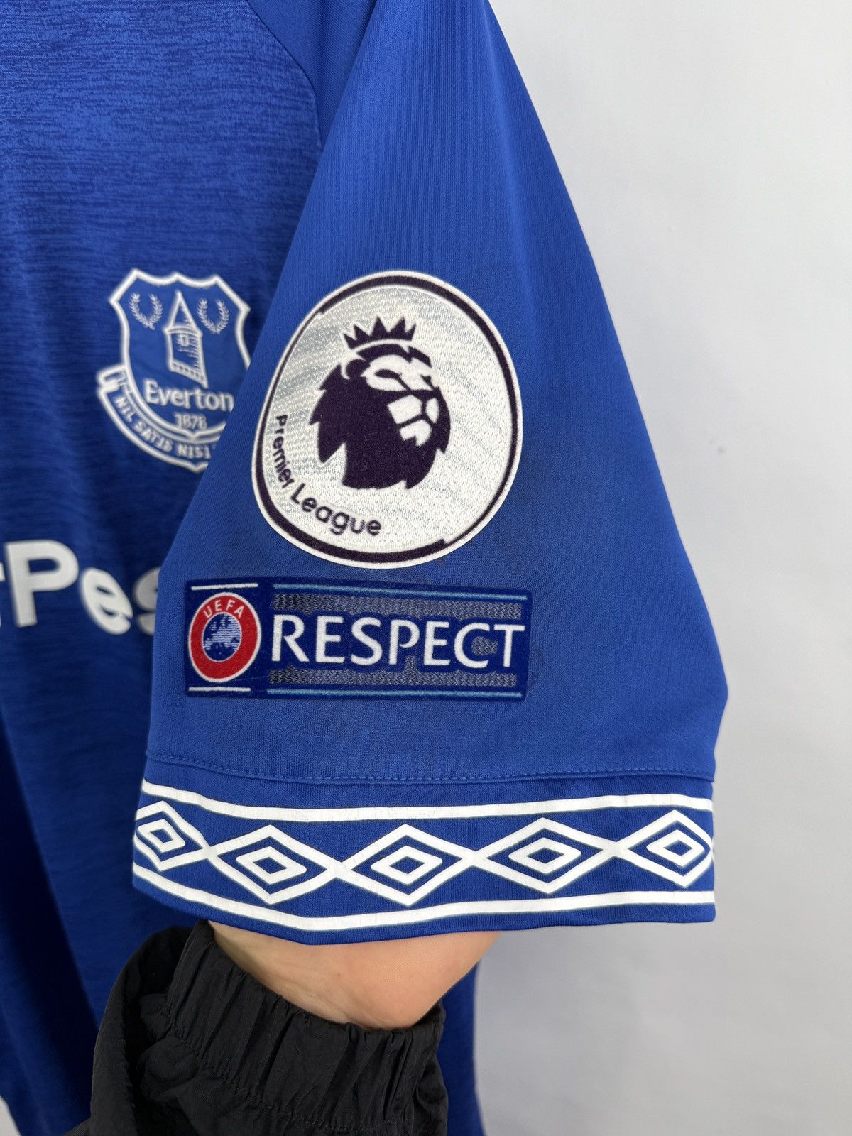 Umbro 🏴󠁧󠁢󠁥󠁮󠁧󠁿 2018 Umbro Everton Premier League Home Soccer Jersey Rare Size US XXL / EU 58 / 5 - 6 Thumbnail