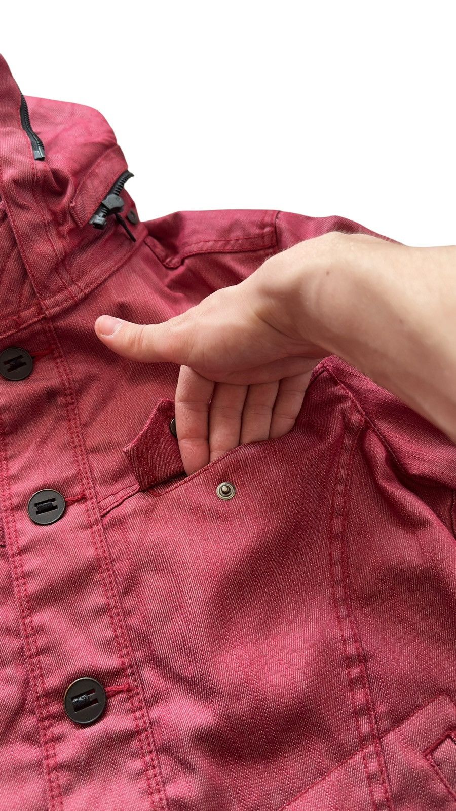 Nicole Club Nicole Club For Men Japan Archive Red Utility Trucker Jacket Size US M / EU 48-50 / 2 - 9 Thumbnail