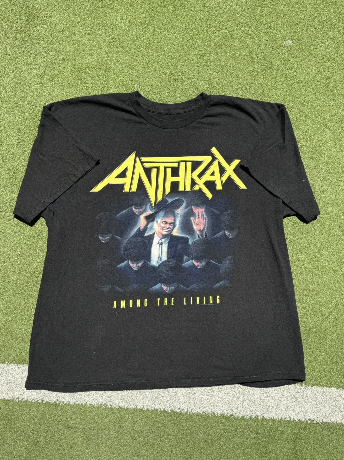 Band Tees × Vintage 2013 Anthrax Among The Living Dead Metal Punk Goth Band Tee Size US L / EU 52-54 / 3 - 5 Thumbnail