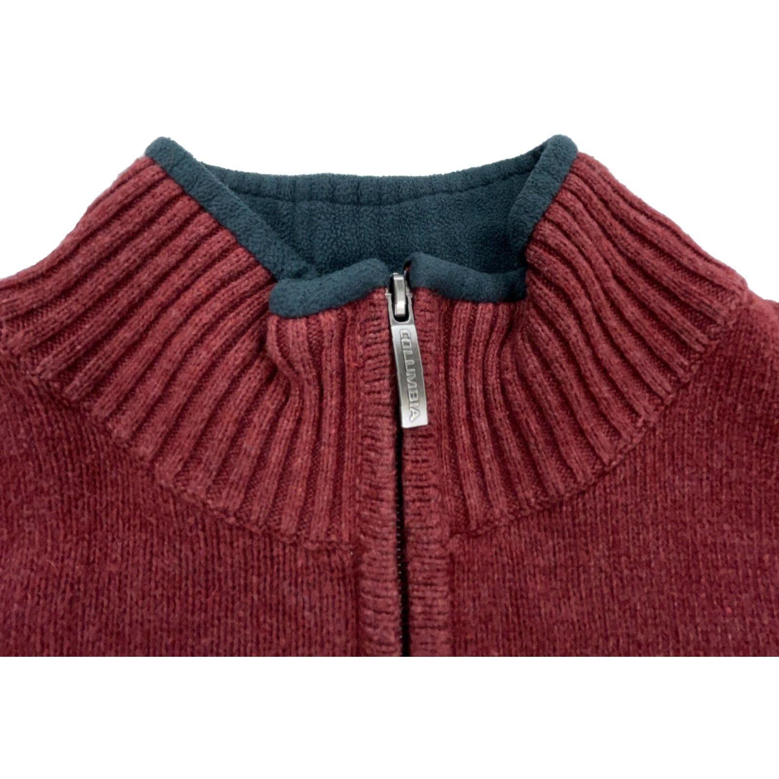 Vintage Columbia Sweater Men XL Red 1/4 Zip Knit Pullover - Classic Outdoor Size US XL / EU 56 / 4 - 5 Thumbnail