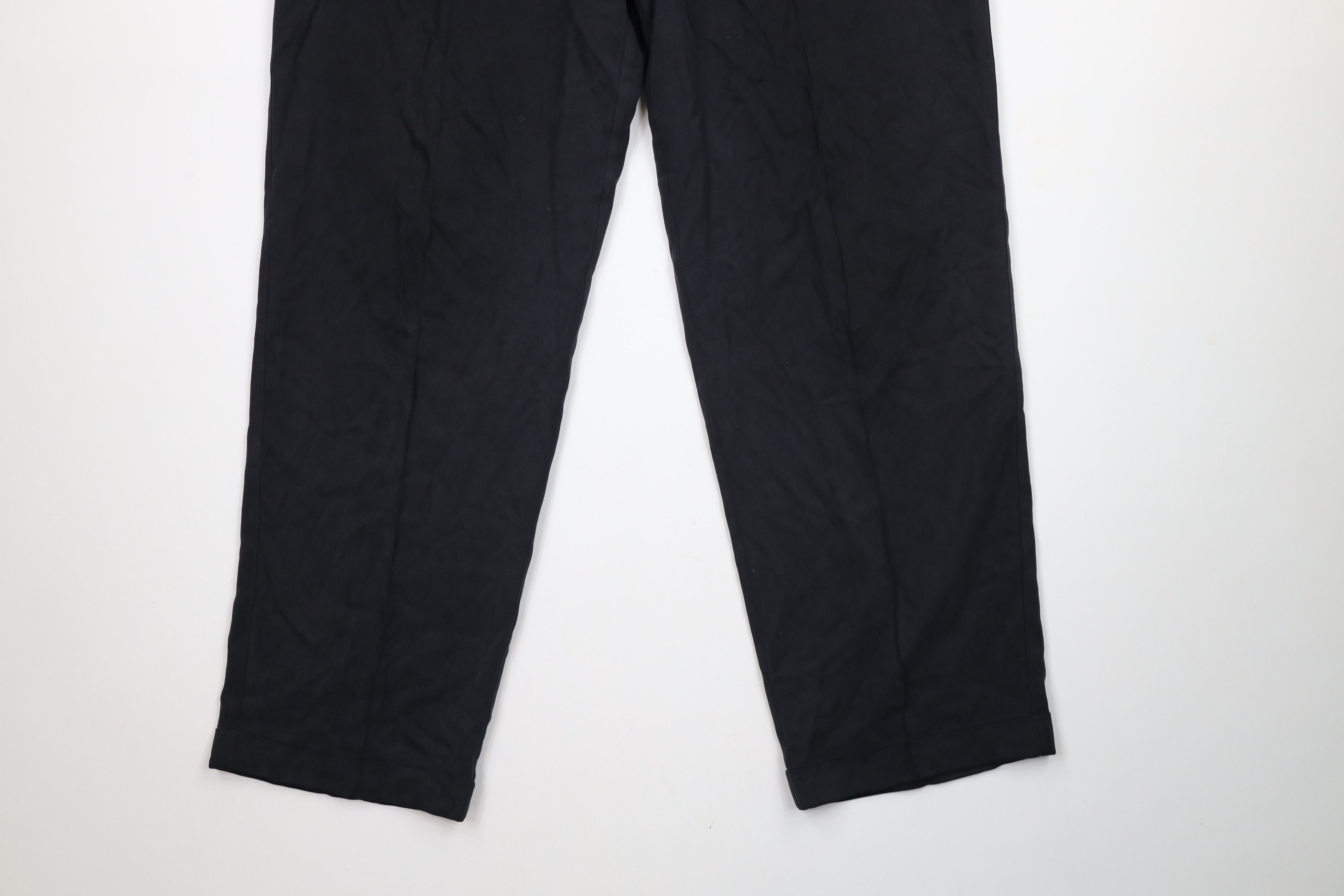 Vintage Vintage 90s Streetwear Wide Leg Herringbone Silk Pants Size US 40 / EU 56 - 4 Thumbnail