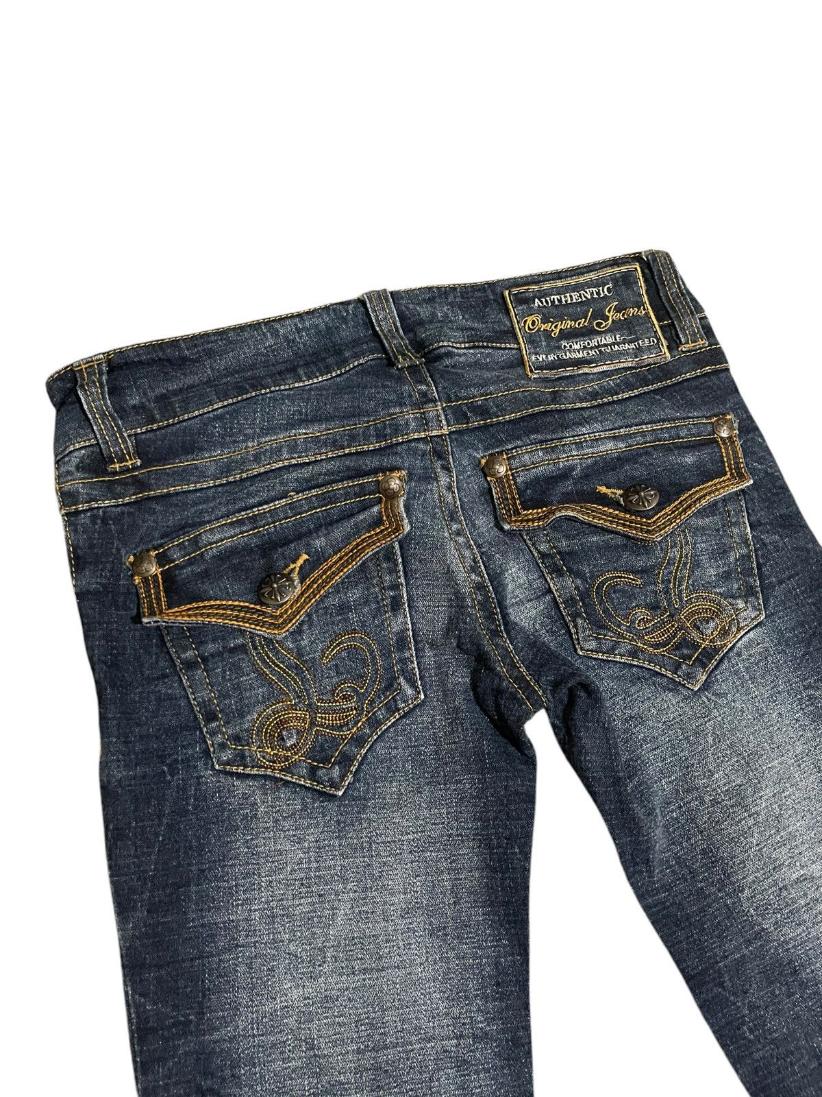 Tornado Mart Japanese Flared Bootcut Denim Pants Size 30" / US 8 / IT 44 - 4 Thumbnail