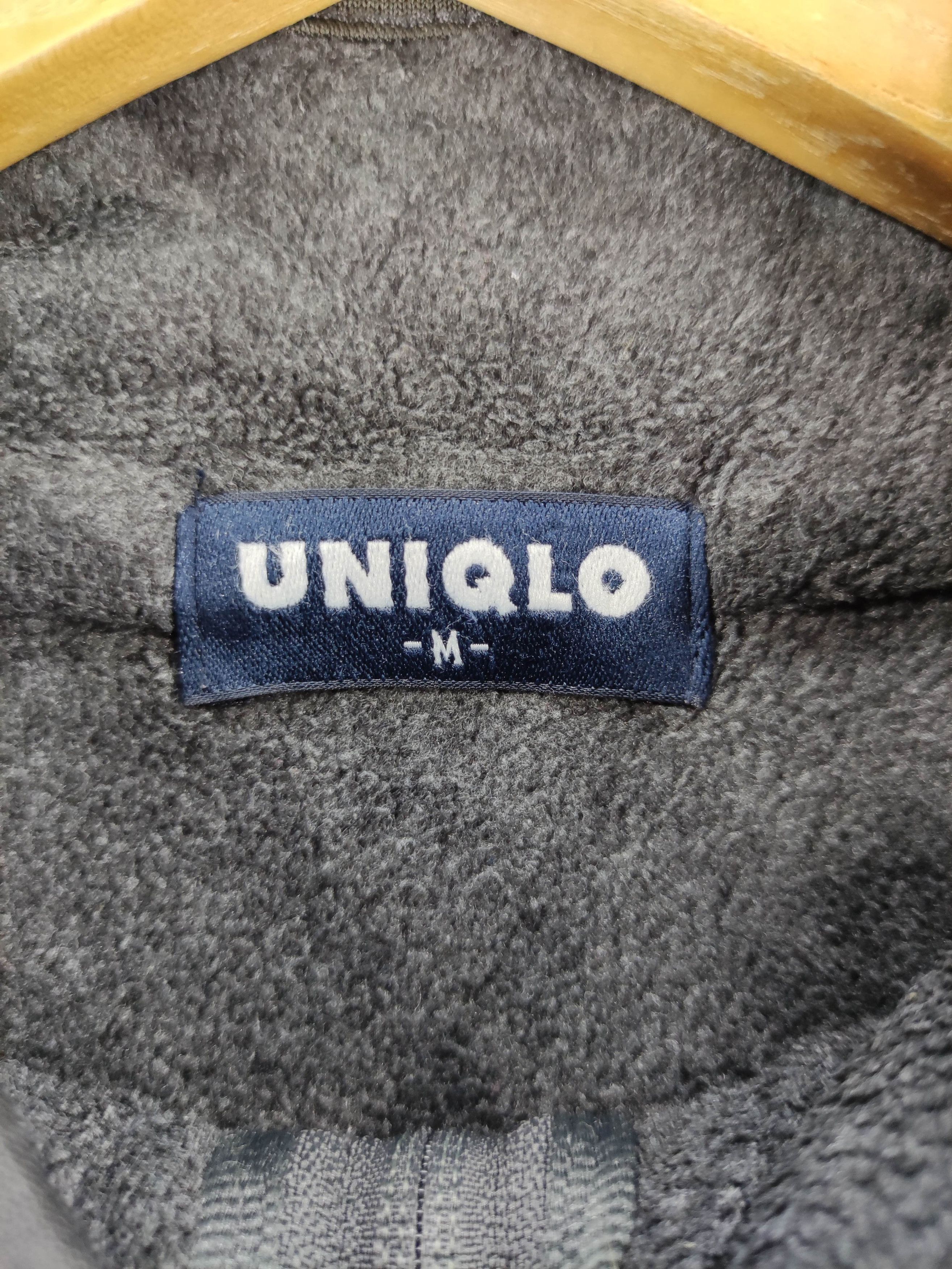 Vintage 90s Uniqlo Fleece Sweater Half Zipper