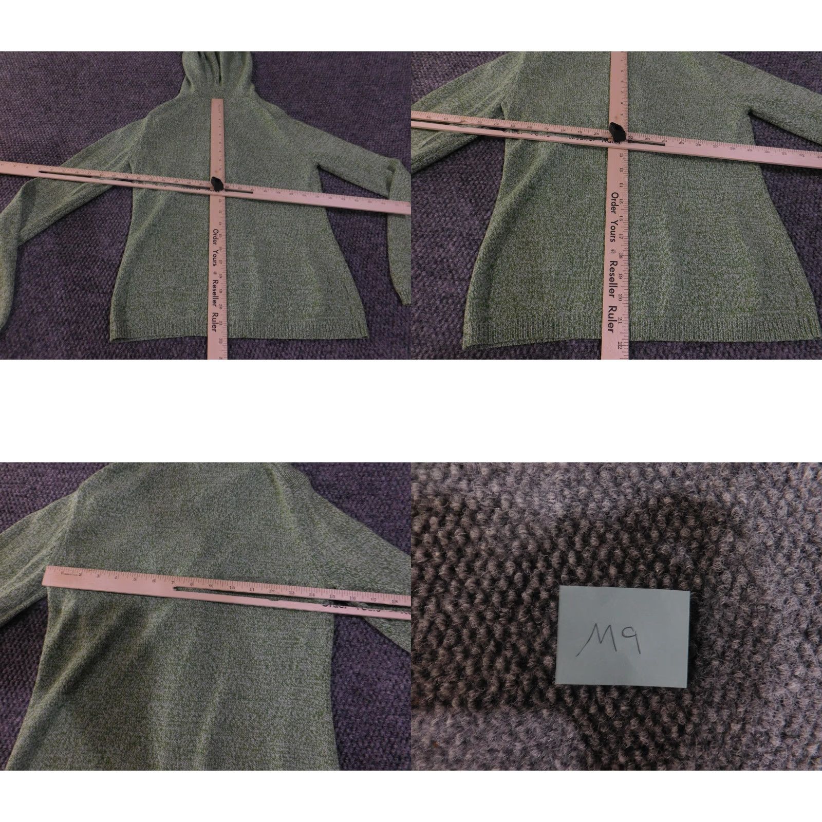 Loft LOFT Ann Taylor Hoodie Sweater Womens XS Green Full Zip Knit Marled Hooded Size XS / US 0-2 / IT 36-38 - 9 Thumbnail