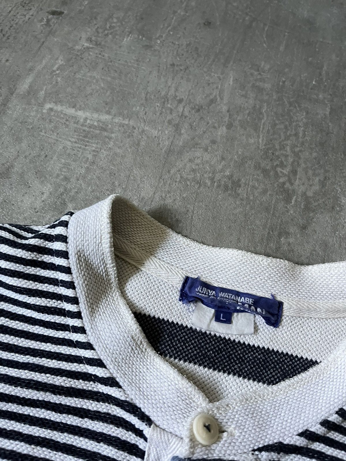 Comme des Garcons Comme des Garcons Junya Watanabe striped sweatshirt rare Size US L / EU 52-54 / 3 - 13 Thumbnail