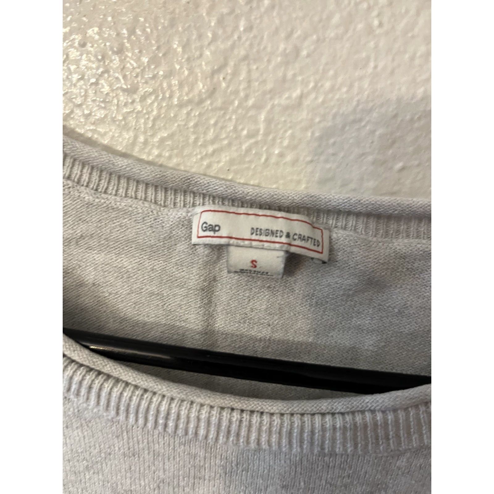 Gap VINTAGE Gap Womens Sweater Pullover Casual Knit Long Sleeve Size Small Gray Crew Neck Fall Spring Womens Size S / US 4 / IT 40 - 3 Thumbnail