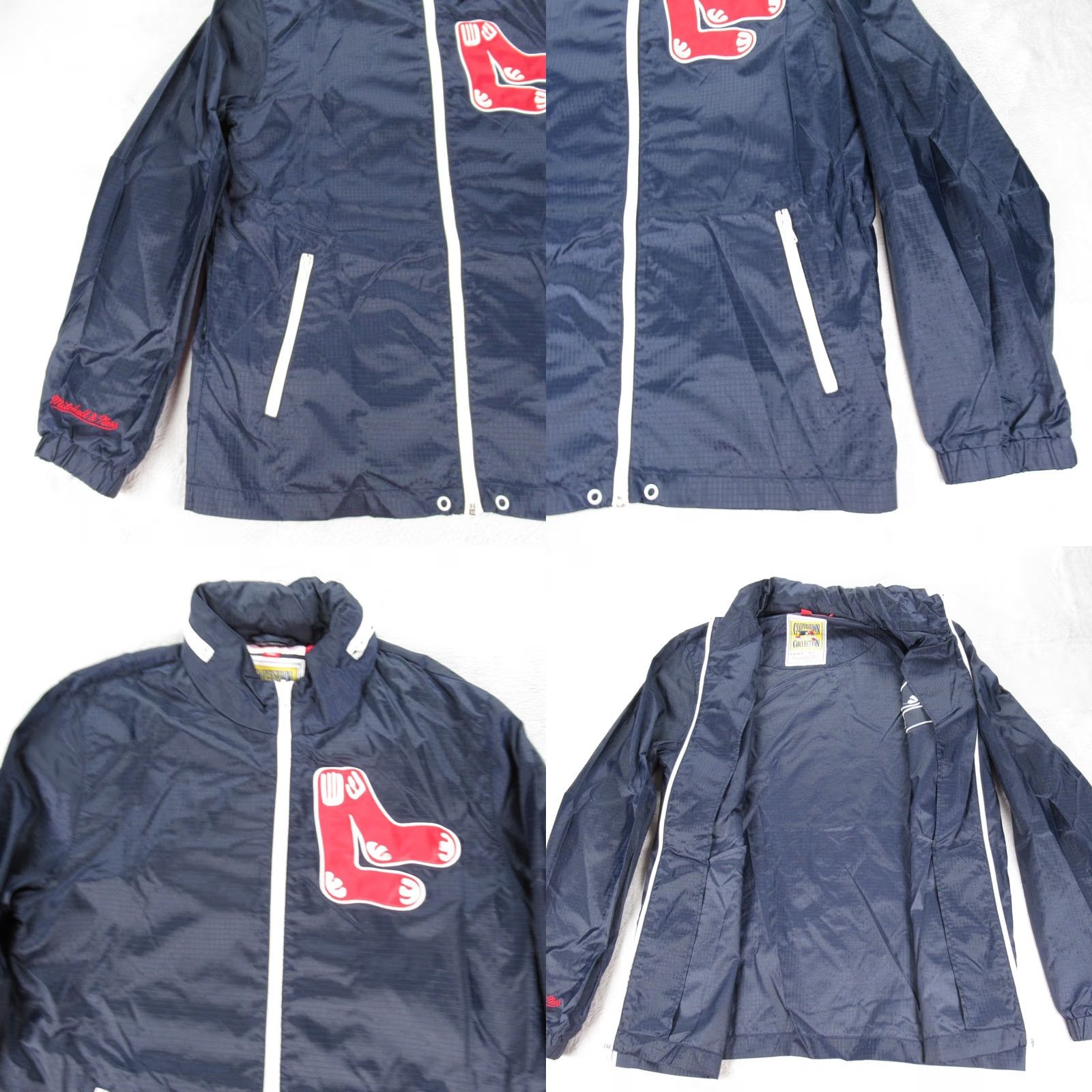 Mitchell & Ness Mitchell & Ness Boston Red Sox Jacket Mens S Blue Full Zip Windbreaker Size US S / EU 44-46 / 1 - 8 Thumbnail